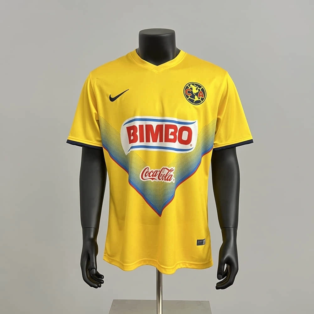 6f7fb2f6440efbc217d0db442e75049e.webp 2013/2014 Retro Club America Home Football Shirt 1:1 Thai Quality - Image 1