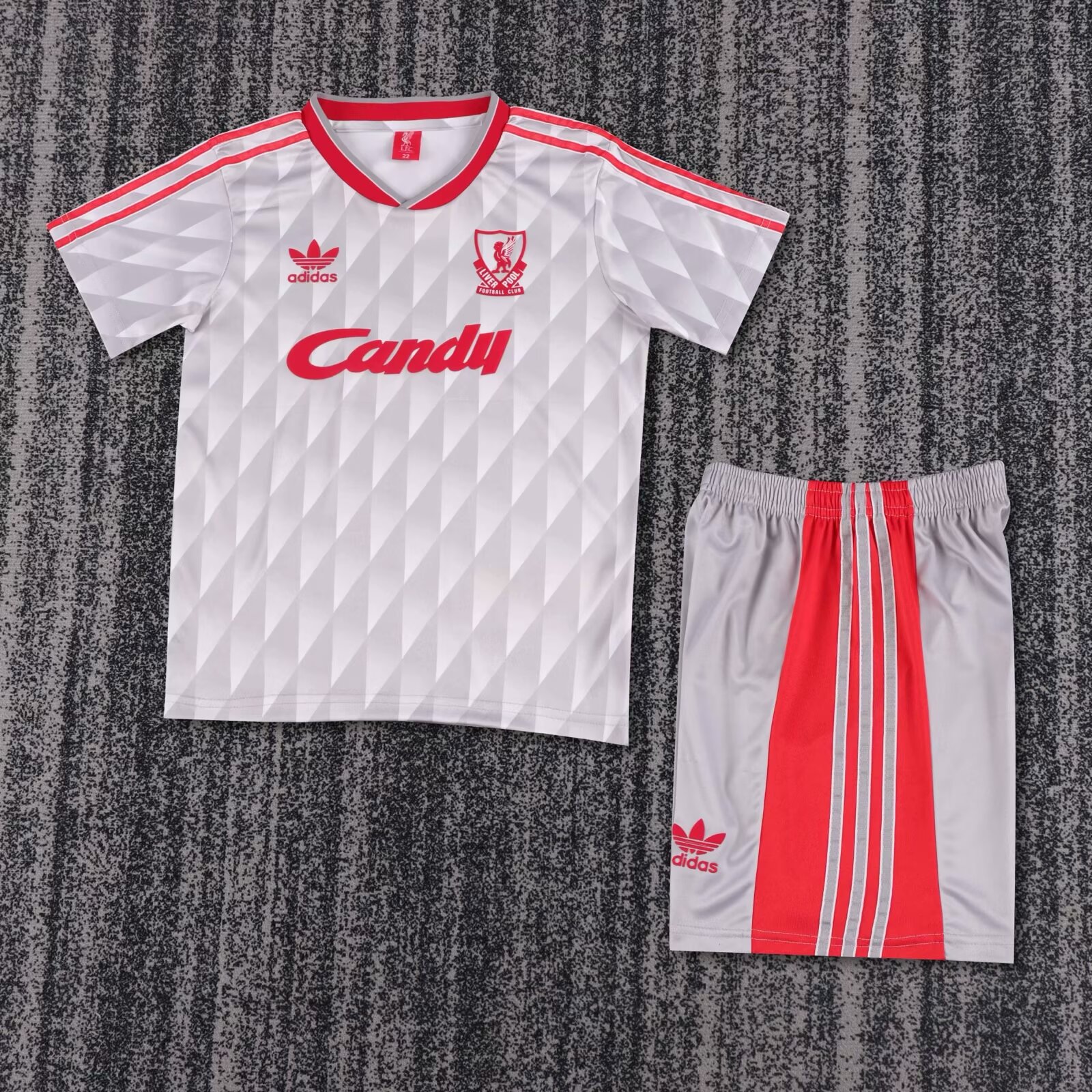 75b6dee64df39279ab3804ece4283927.jpg 1989/1991 Retro Liverpool Away Football Shirt Kids Size 1:1 Thai Quality - Image 1