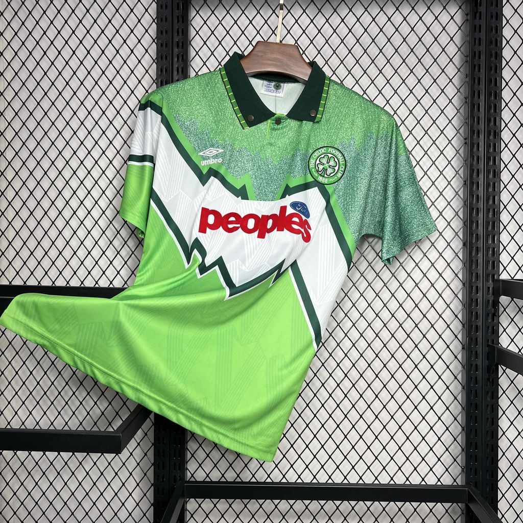 7711a4b4c38e16872d60ad83d377efdf.jpg 1991/1992 Retro Celtic Away Football Shirt 1:1 Thai Quality - Image 1