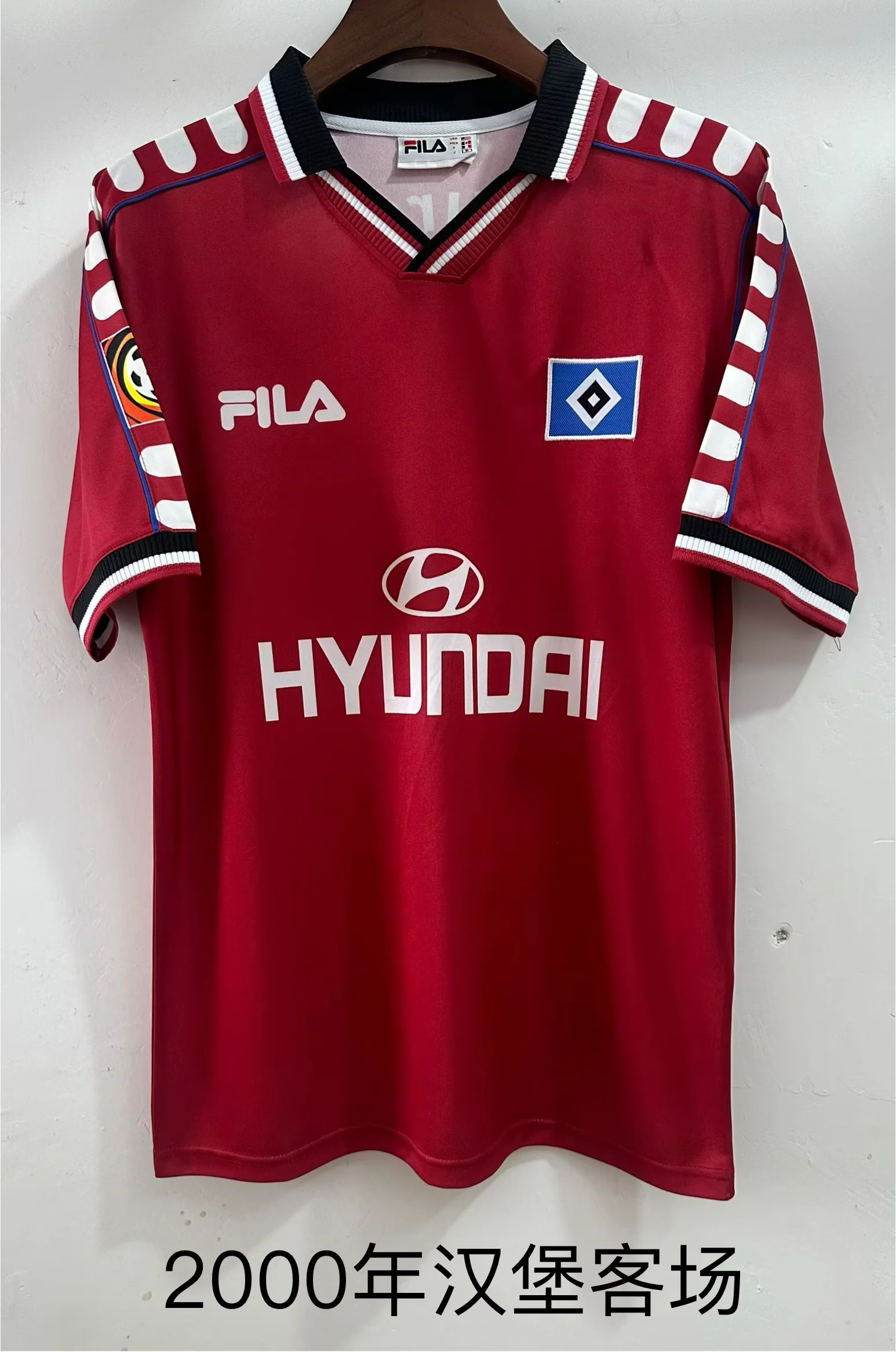 7b25dec3cd3386a0fb17eb6d75f95d60.webp 2000 Retro Hamburger SV Third Away Football Shirt 1:1 Thai Quality - Image 1