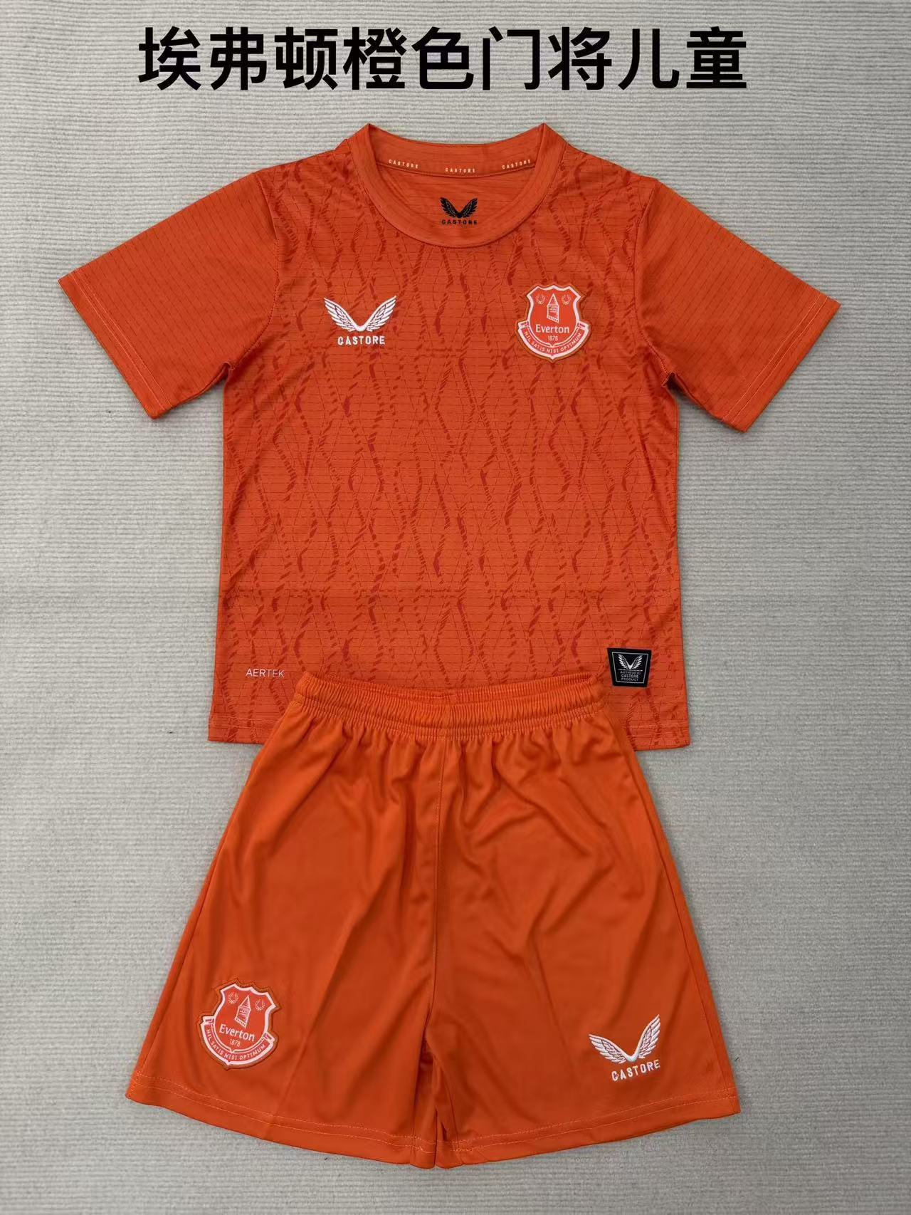 7bb2f37ba6e51647971d16204288f6c2.jpg 2025/2026 Everton Goalkeeper Football Shirt Kids Size 1:1 Thai Quality - Image 1