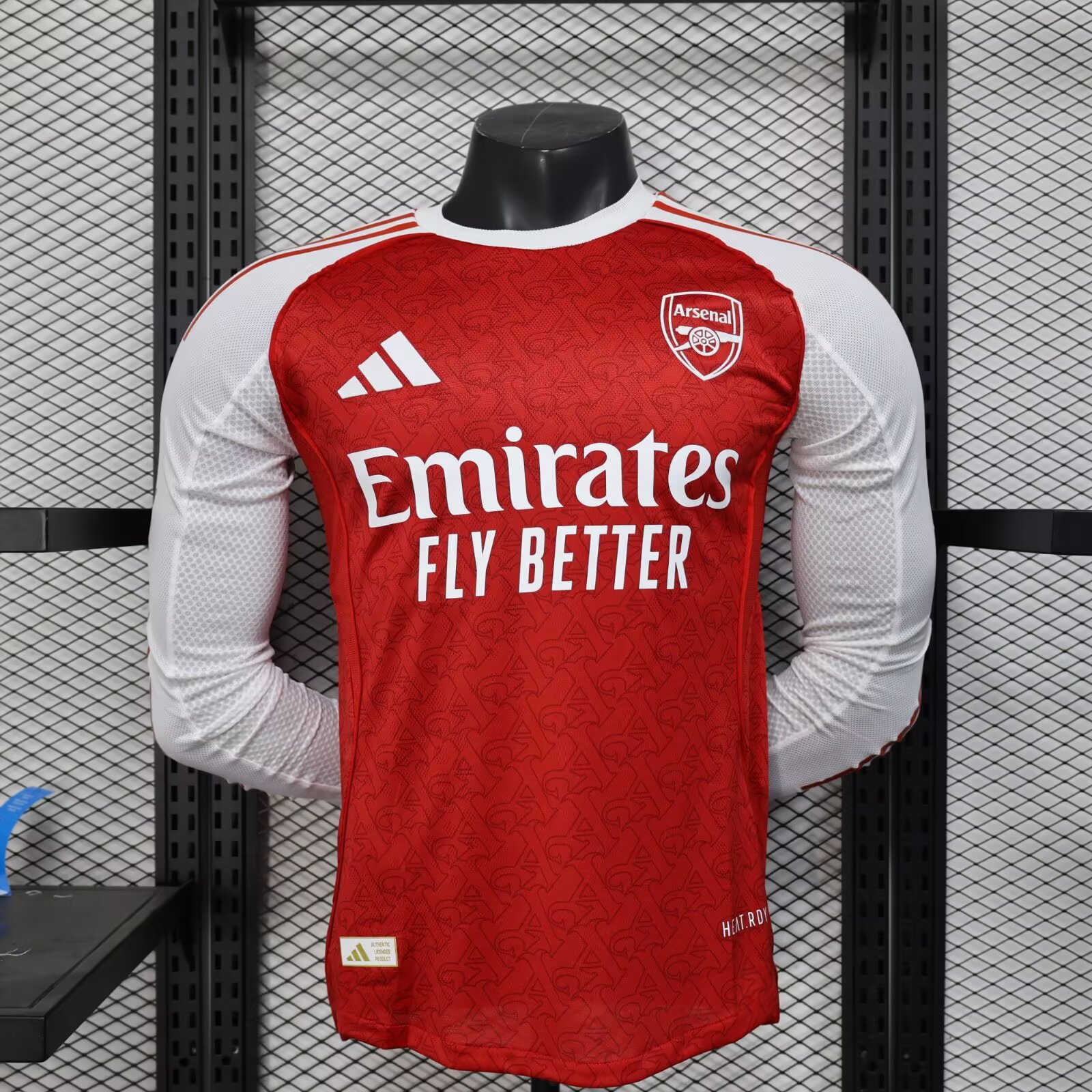 7c28be63347980faf60a4a02415bf91b.jpg 2025/2026 Long Sleeve Player Version Arsenal Home Football Shirt 1:1 Thai Quality - Image 1