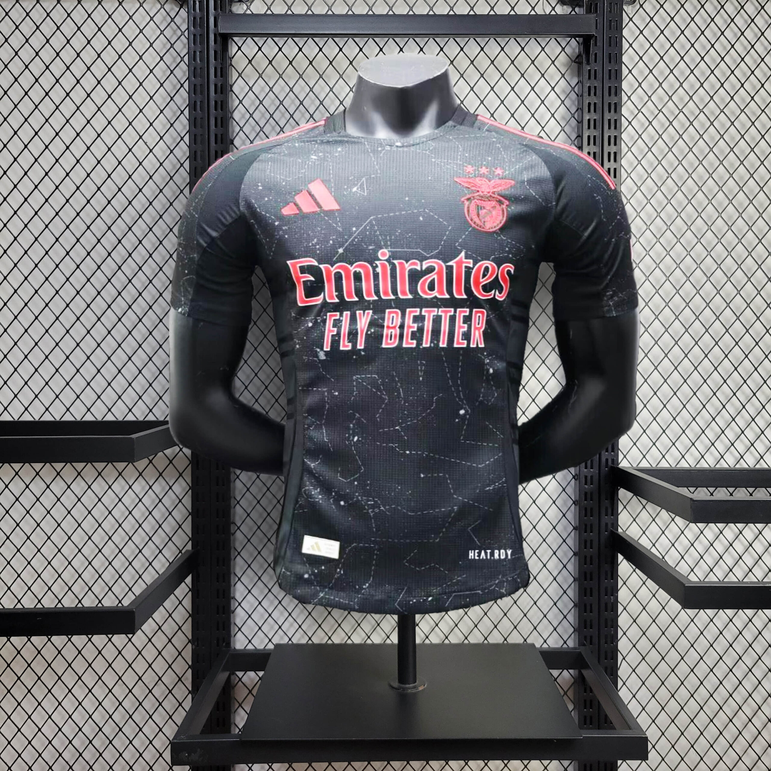 7d1d6fc9ab6f542ceb44440e6b9b0eb2.jpg 2024/2025 Player Version Benfica Away Football Shirt 1:1 Thai Quality - Image 1