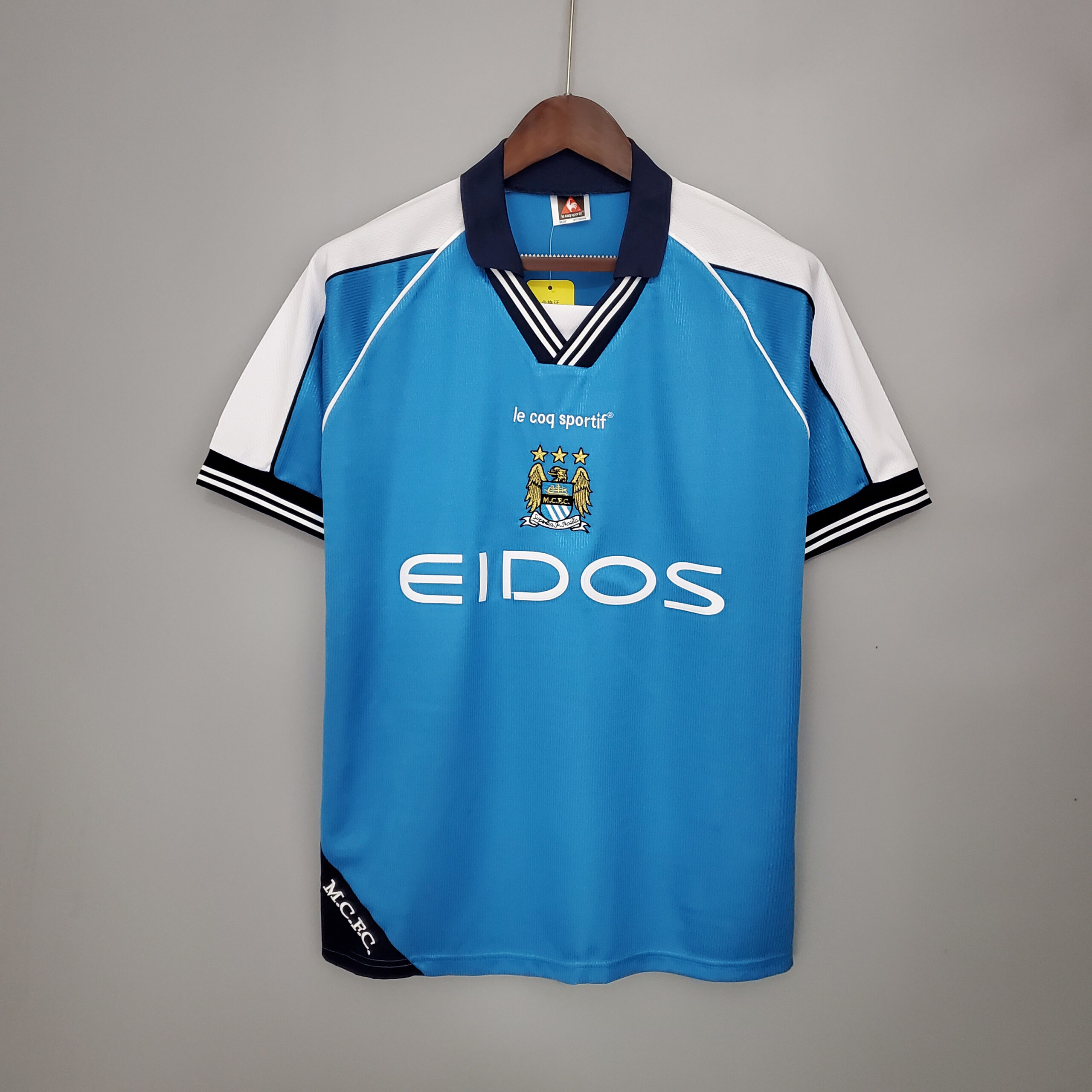 7ef3ef26a9d6edfae1c87c0a5bd1e3b7.jpg 1999/2000 Manchester City Home Football Shirt 1:1 Thai Quality - Image 1