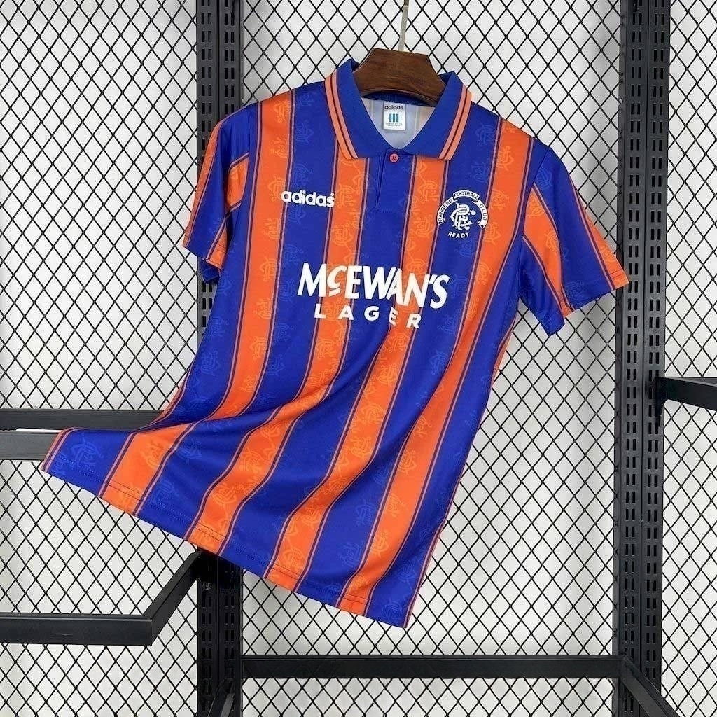 80e37c5ea4f739c5fba346e04d88c894.jpg 1993/1994 Retro Rangers Away Football Shirt 1:1 Thai Quality - Image 1