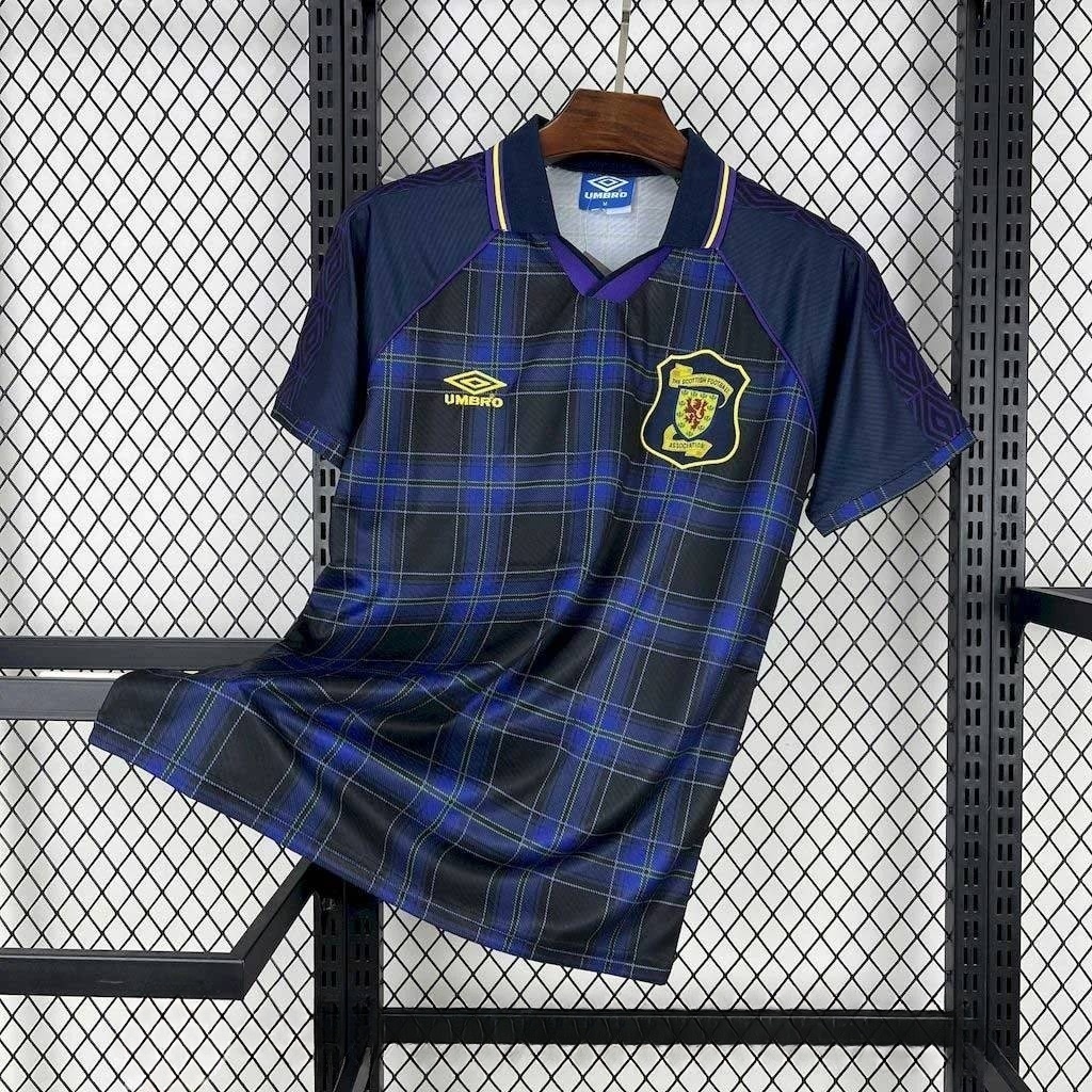 815cc6ba92358a766687fc1ddc2deafa.jpg 1994/1996 Retro Scotland Home Football Shirt 1:1 Thai Quality - Image 1