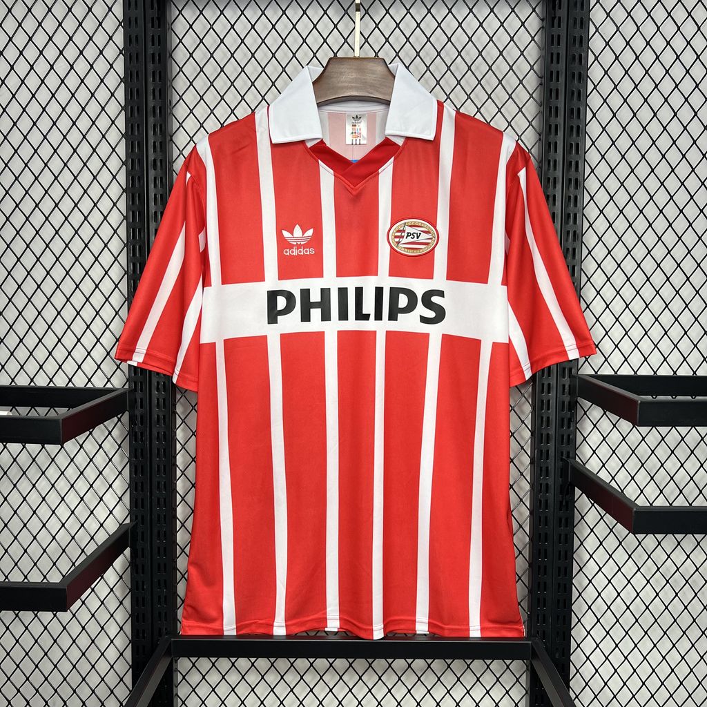 818f2301491e814ebafcadd1ea968182.jpg 1990/1992 Retro Eindhoven Home Football Shirt 1:1 Thai Quality - Image 1