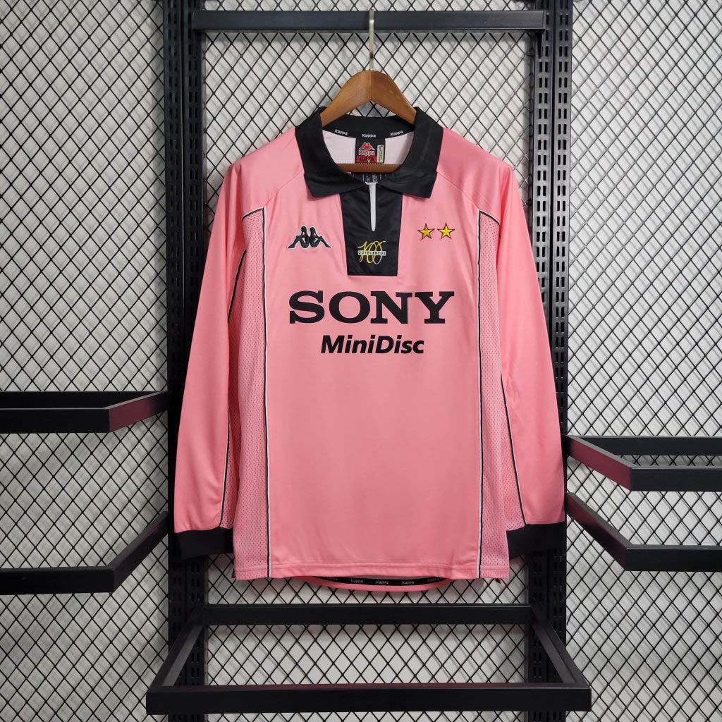 84550f3332f8f6395a0e3a1f763363d0.jpeg 1997/1998 Retro Long Sleeve Juventus Away Football Shirt 1:1 Thai Quality - Image 1