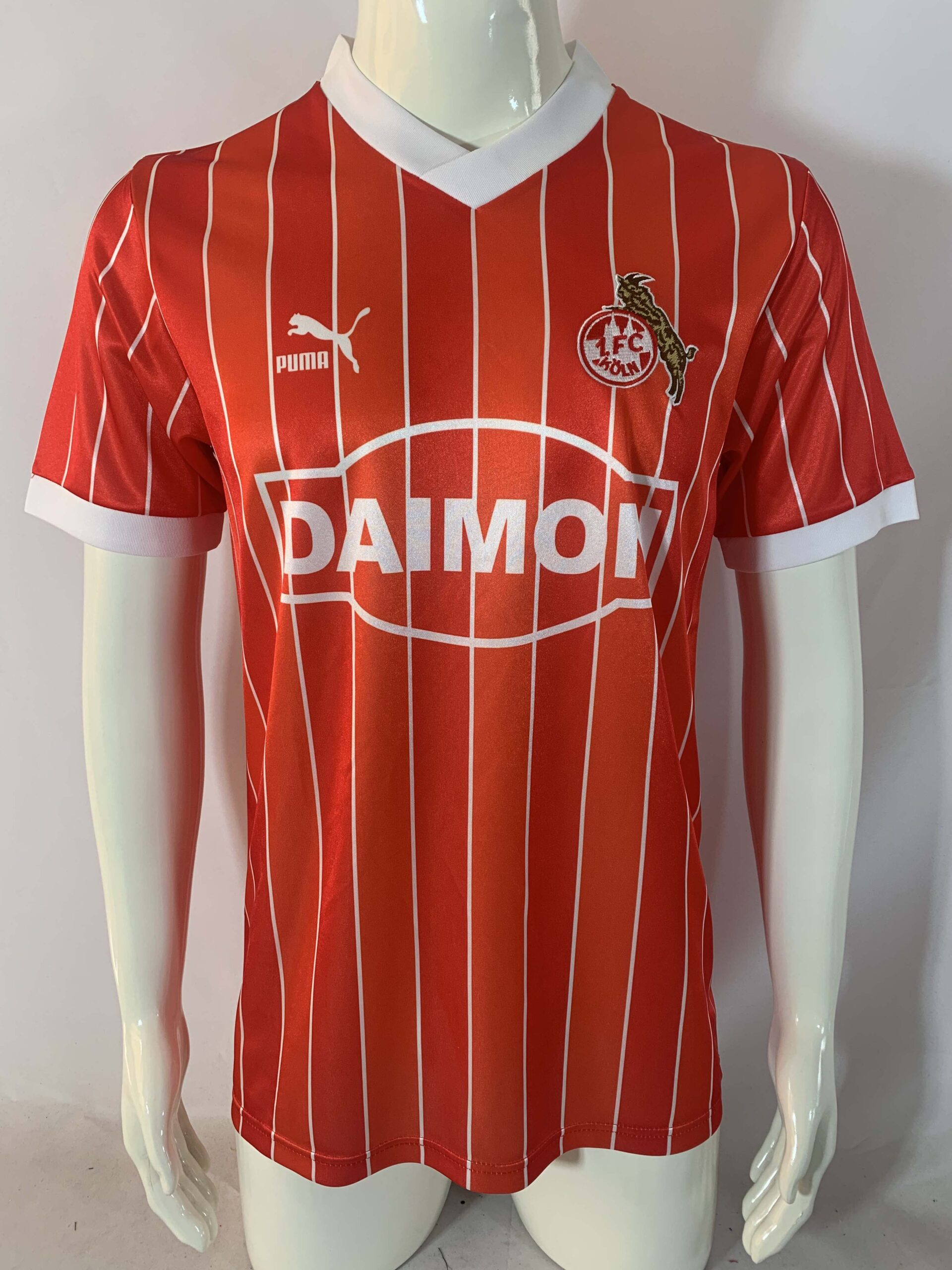 8bf935b22fd5ba081c4140017e5df27c.jpg 1985/1986 Retro FC Koln Away Football Shirt 1:1 Thai Quality - Image 1