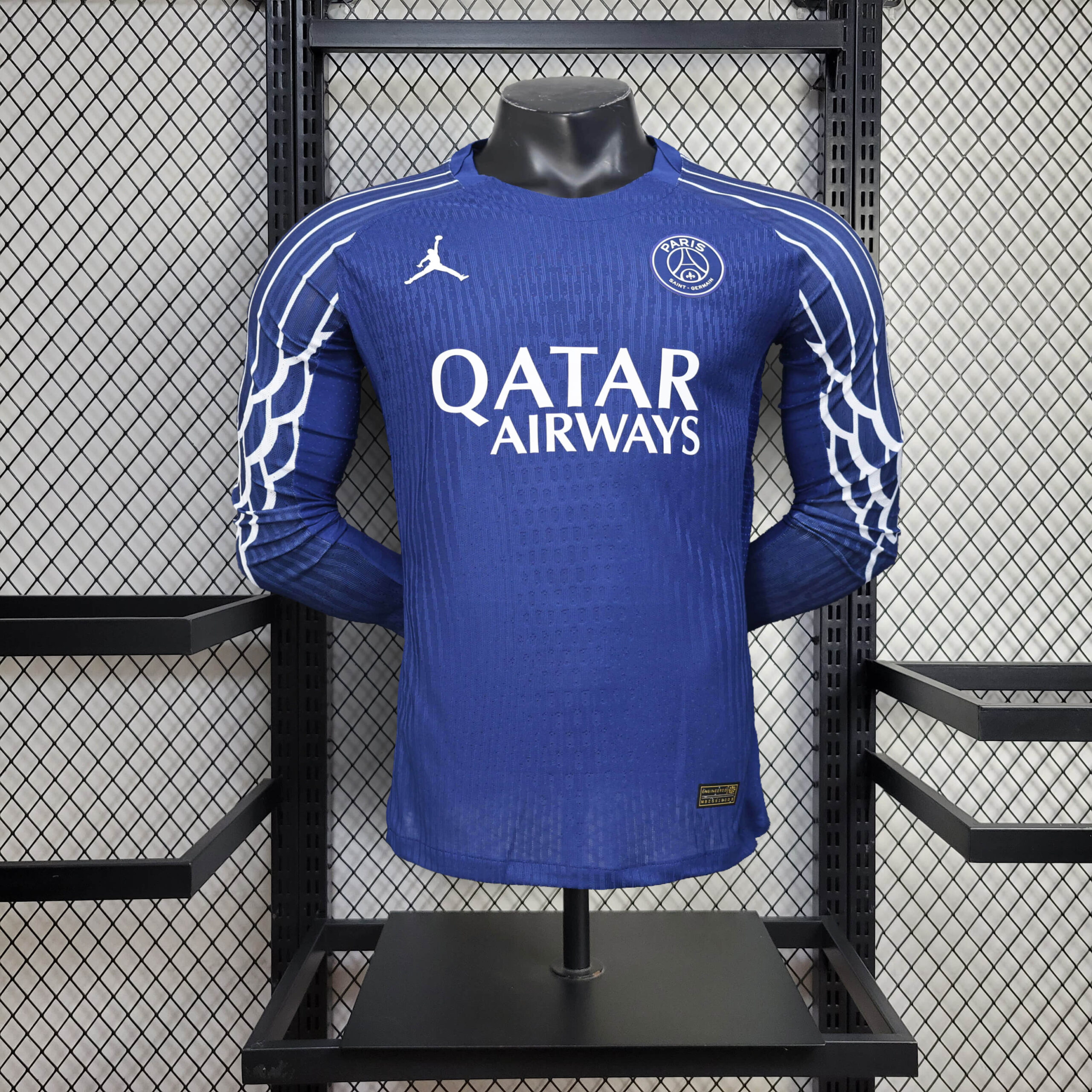 8f870626f865307c9a699ae38bf5866a.jpg 2024/2025 Player Version Long Sleeve Player Version Paris Saint-Germain Fourth Away Football Shirt 1:1 Thai Quality - Image 1