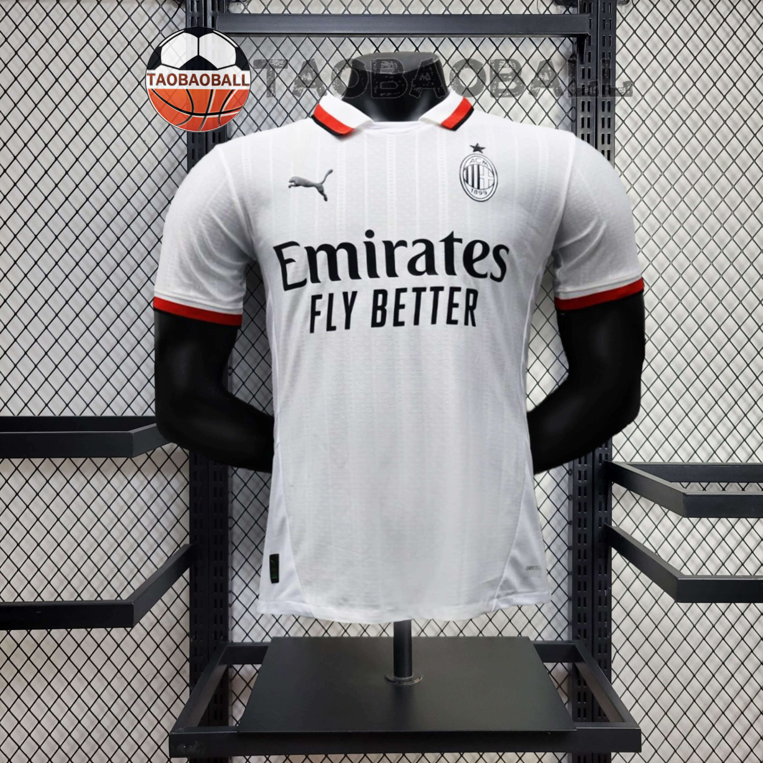 91372fe83e17d92226437acca7574420.jpg 2024/2025 Player Version AC Milan Away Football Shirt 1:1 Thai Quality - Image 1