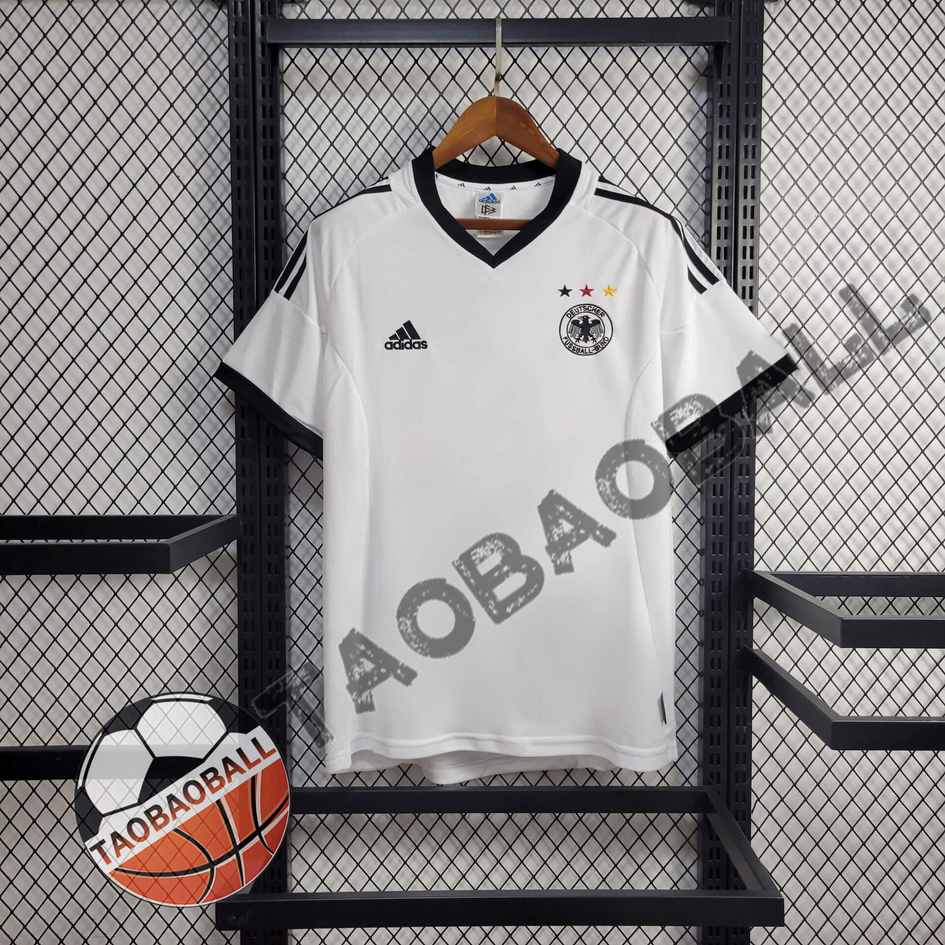 9a6c97142b6e89a874019e8ca37d61d3.jpg 2002 Retro Germany Home Football Shirt 1:1 Thai Quality - Image 1