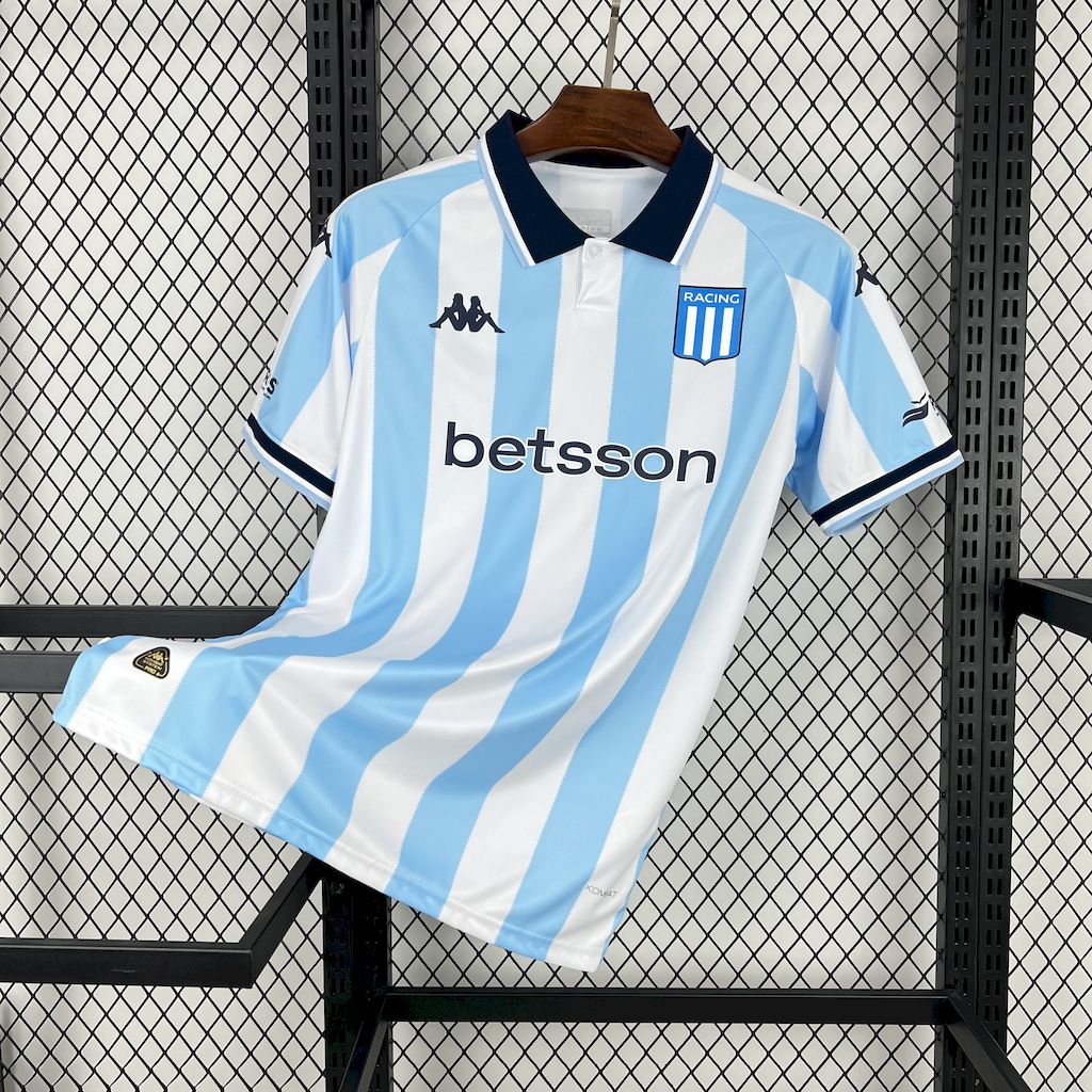 9a9e42868f2612efdc6faa267de66698.jpg 2025/2026 Racing Club de Avellaneda Home Football Shirt 1:1 Thai Quality - Image 1