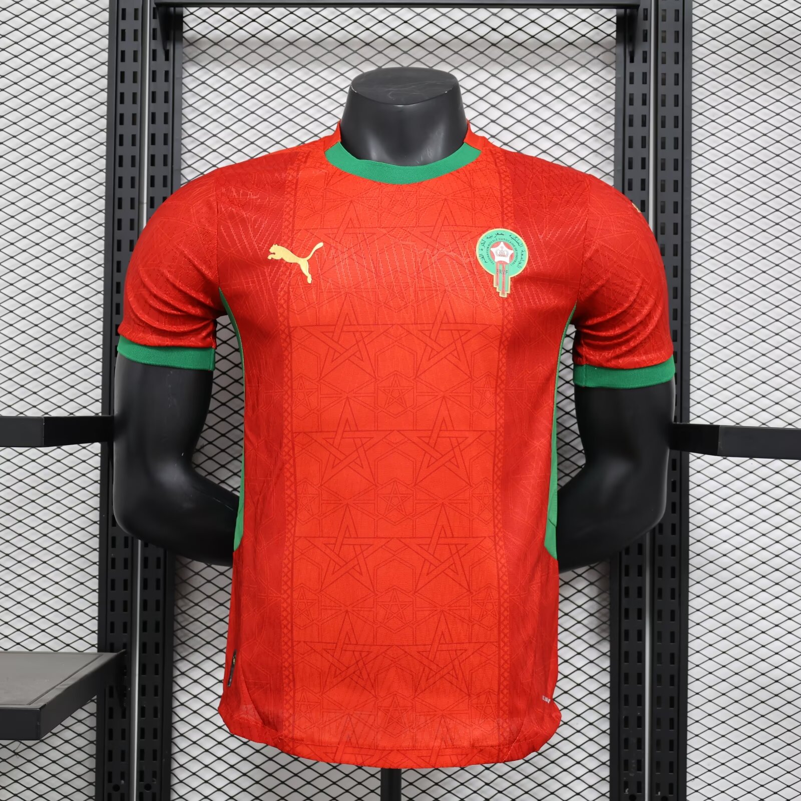 9b4113ffdb80df97d2286330338ec0f7.jpg 2024 Player Version Morocco Home Football Shirt 1:1 Thai Quality - Image 1