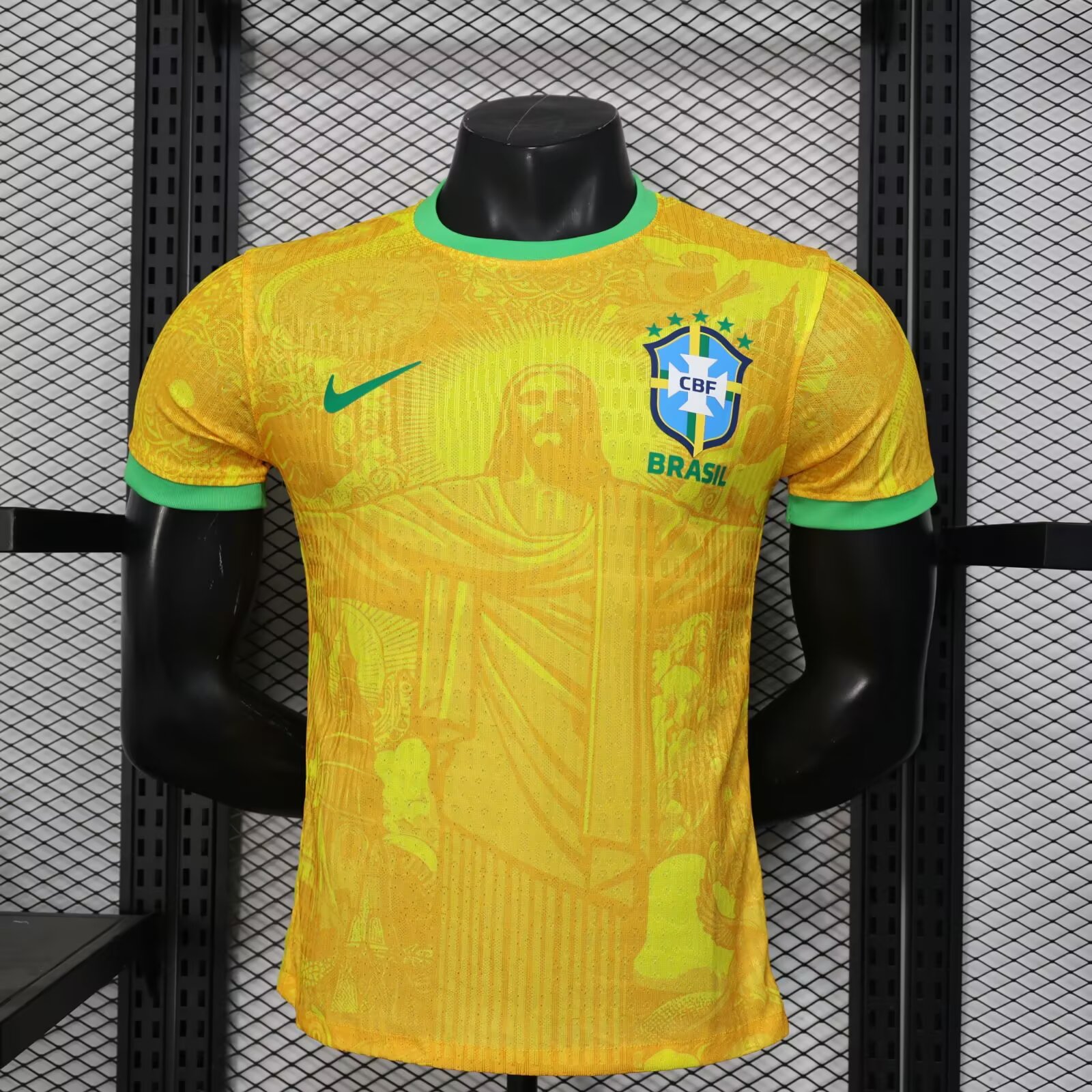 9b64c6b5b0ab21f4f28af86b3a321f1e.jpg 2025 Player Version Brazil Special Edition Football Shirt 1:1 Thai Quality - Image 1