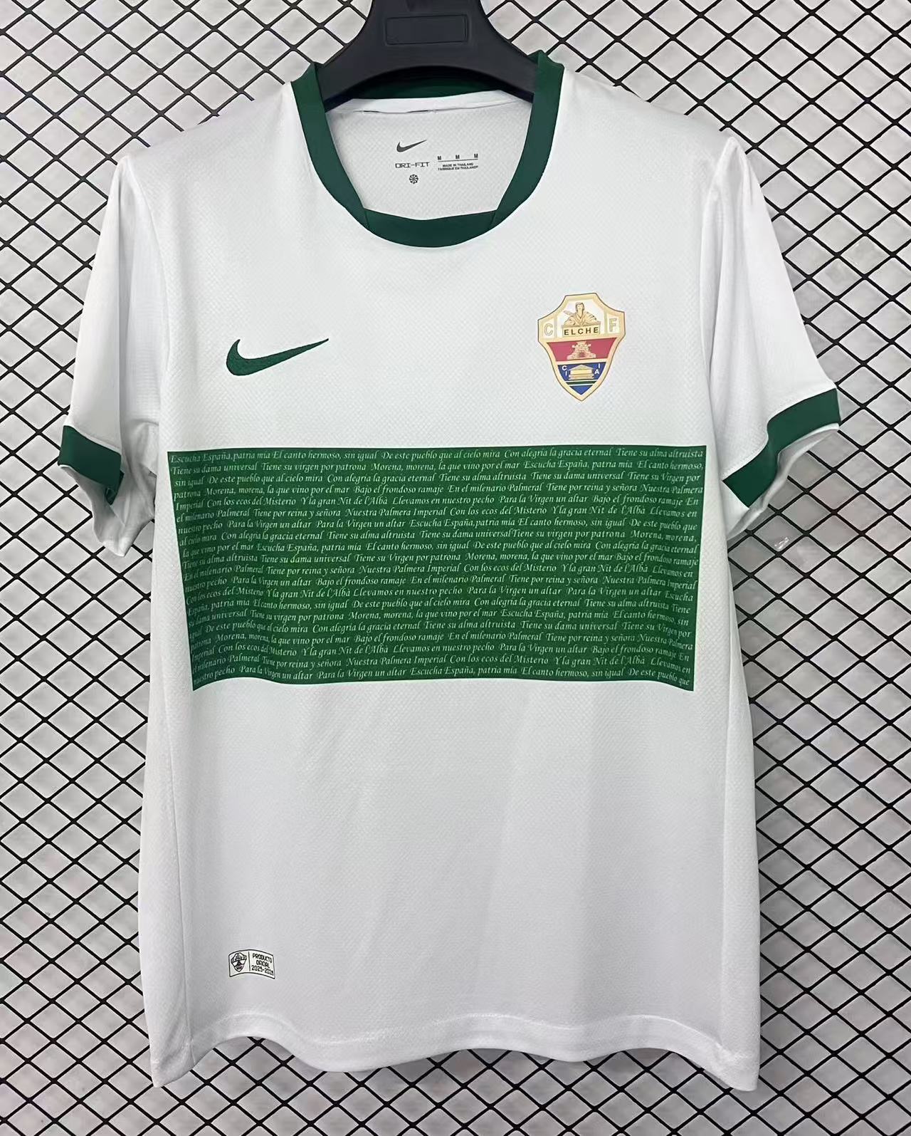 9e2425ac6b29b06d05ac8e780ae4f67b.jpg 2025/2026 Elche Home Football Shirt 1:1 Thai Quality - Image 1