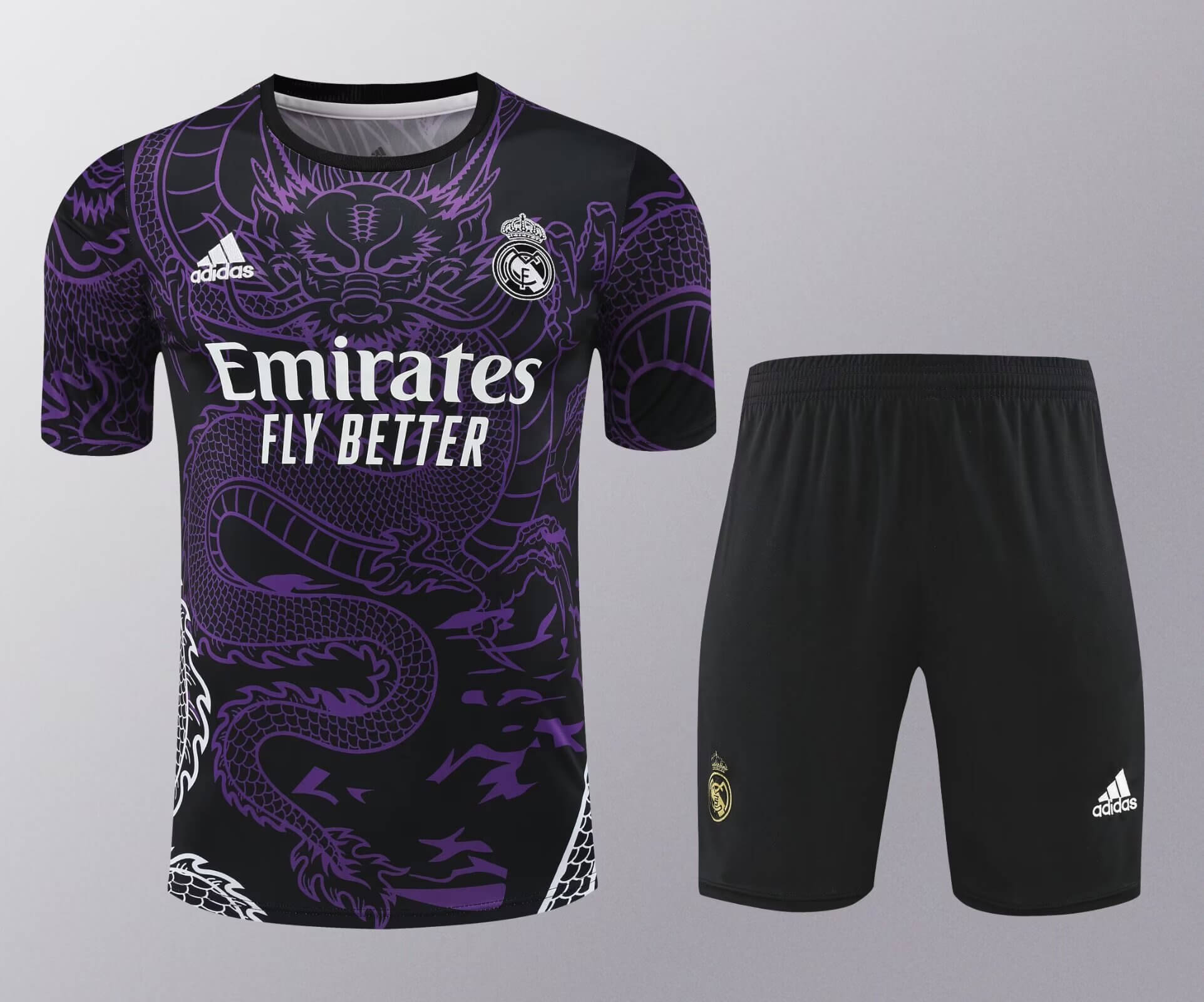 a1b70b14b671f16d4739b8bda4553216.jpg 2024/2025 Real Madrid Training Wear Purple Suit Shirt 1:1 Thai Quality - Image 1