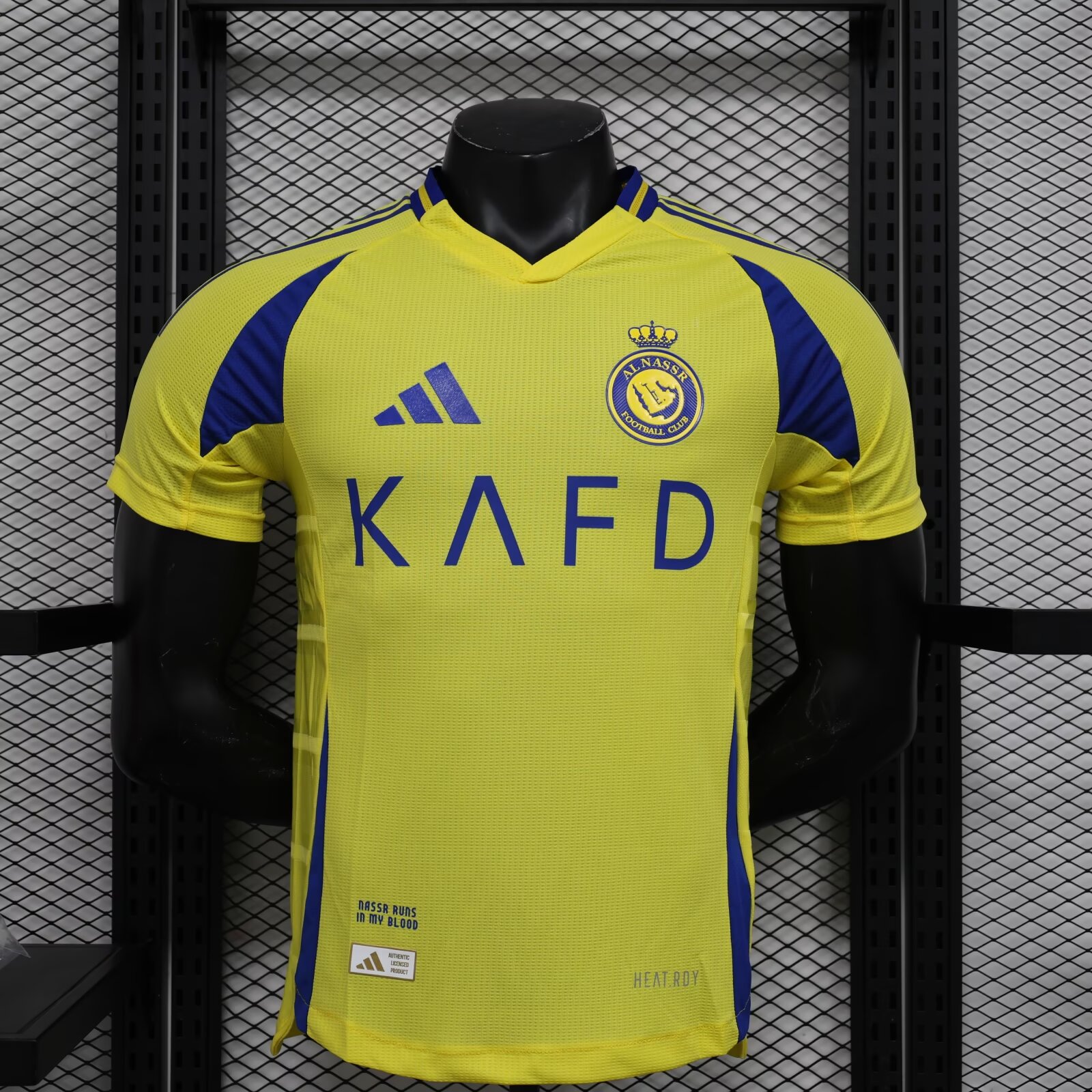 a23db80e4c5650ea082dc30cbfbad981.jpg 2024/2025 Player Version Al-Nassr Home Football Shirt 1:1 Thai Quality - Image 1