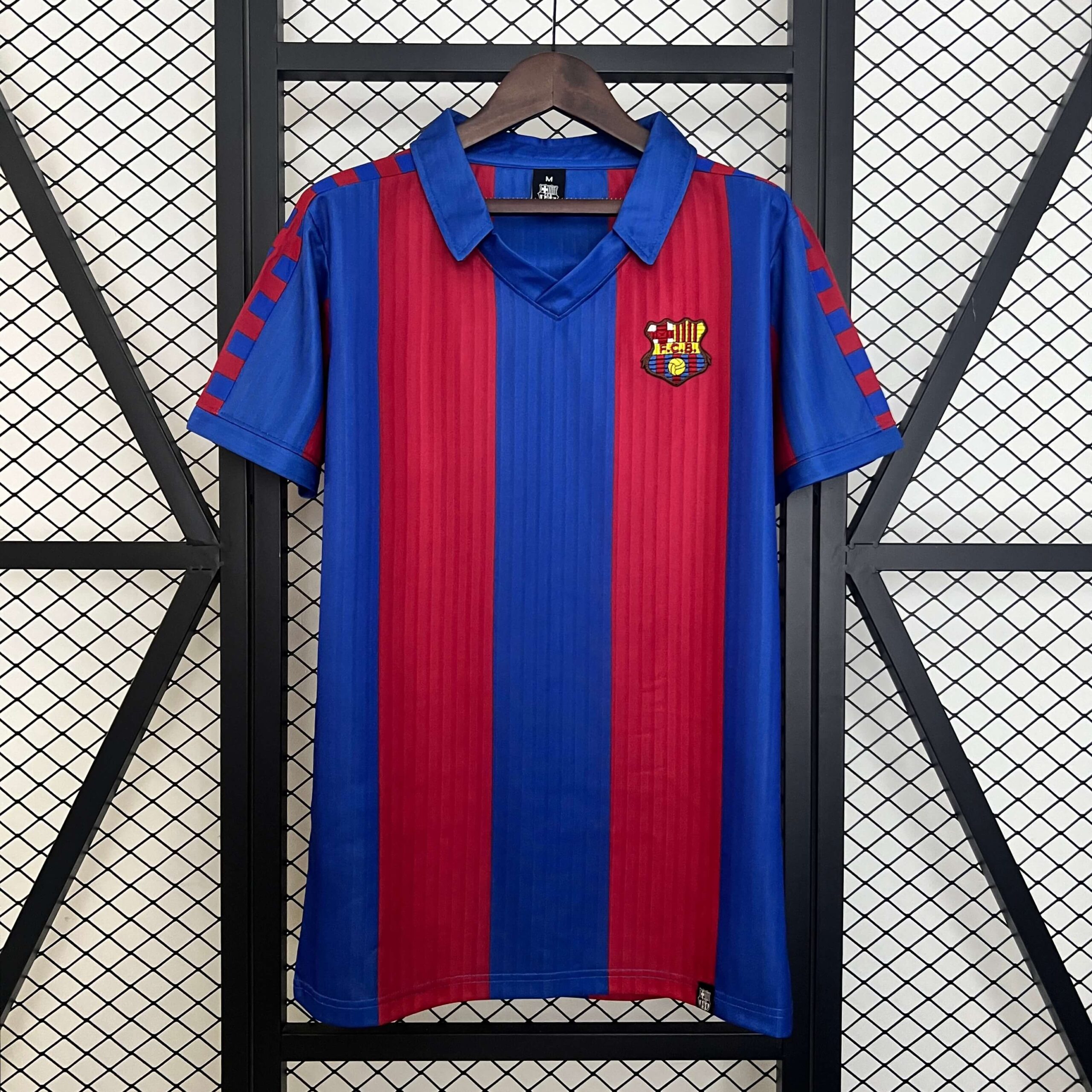 a30d58692e400b4abe16162b40073217.jpg 1990/1992 Retro Barcelona Home Football Shirt 1:1 Thai Quality - Image 1