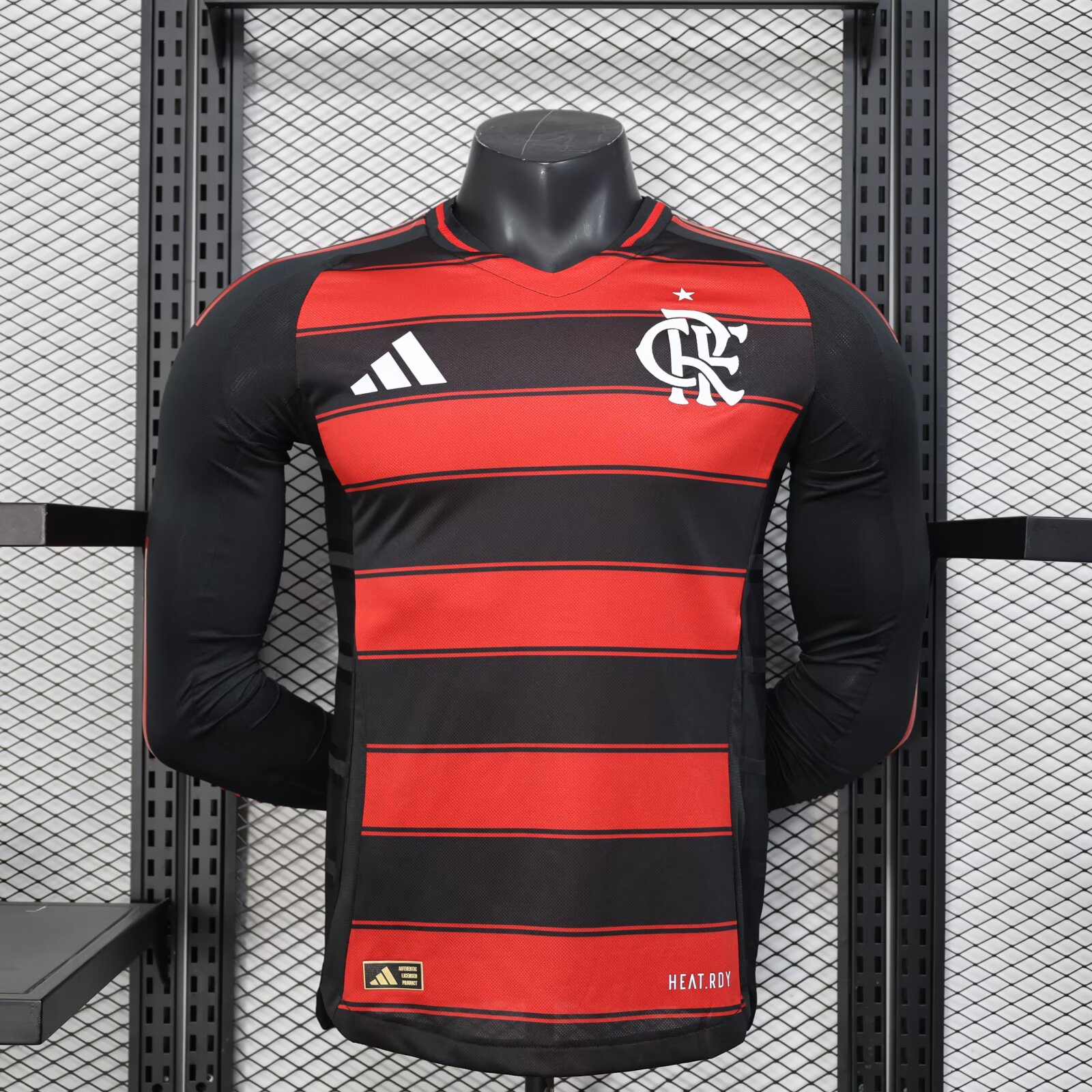 a8cff2d77d2818b11bba290a1b733aa4.jpg 2025/2026 Long Sleeve Player Version Flamengo Home Football Shirt 1:1 Thai Quality - Image 1
