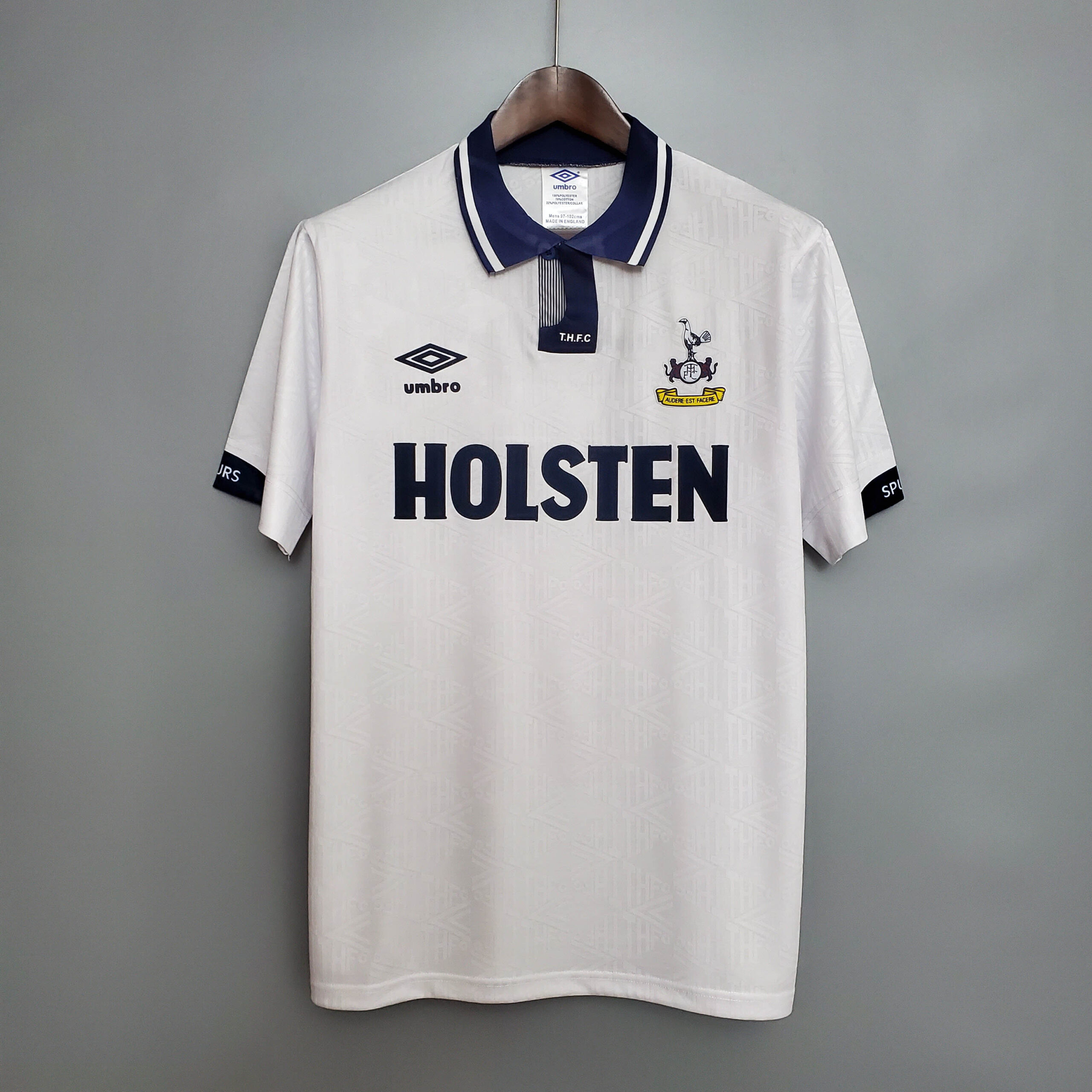 a92c94dee889b3e25ef161fffea4de4b.jpeg 1994/1995 Retro Tottenham Hotspur Home Football Shirt 1:1 Thai Quality - Image 1
