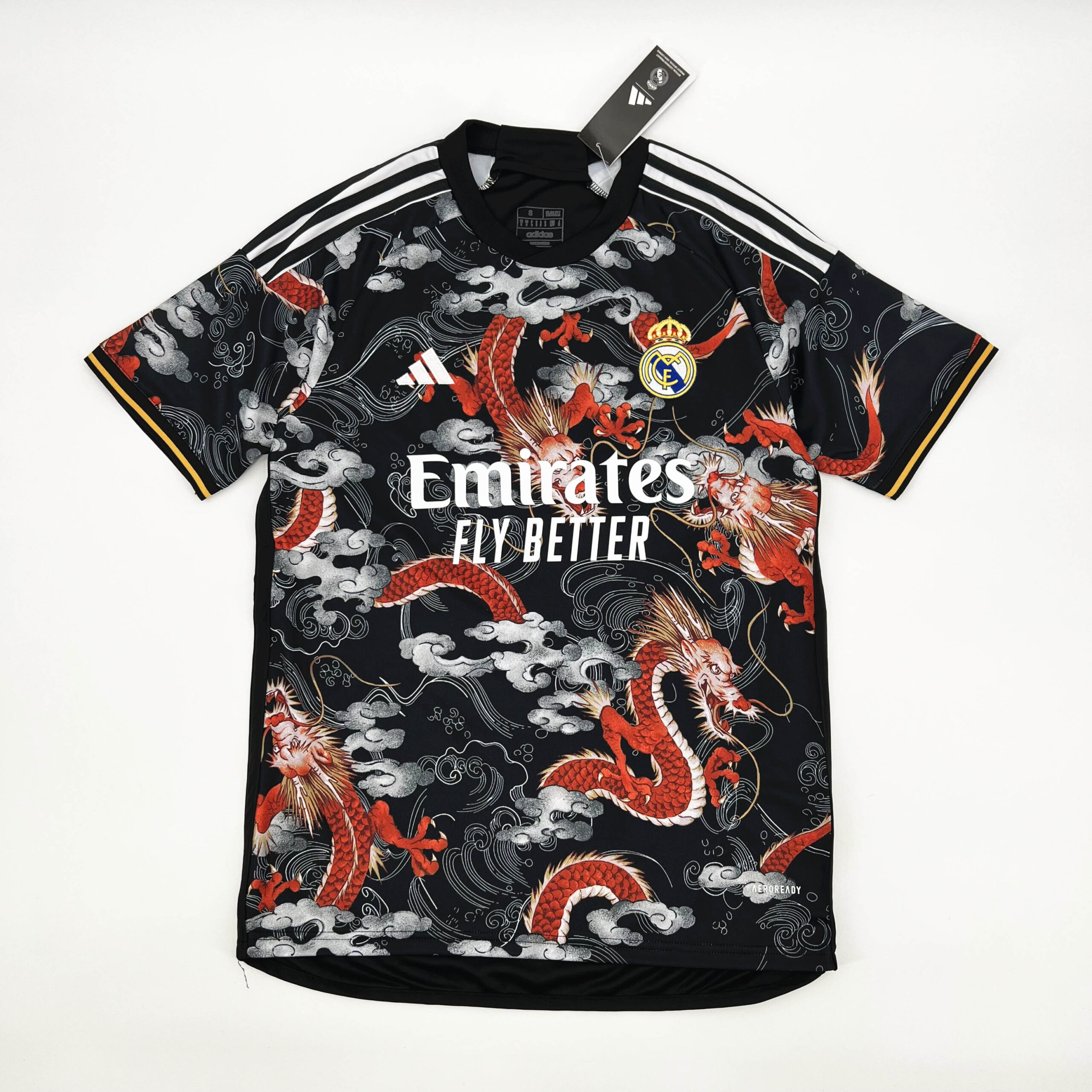 aa62ff5e69627c9b5fa12ed514d085a7.jpeg 2024/2025 Real Madrid Year of the Dragon Special Edition Football Shirt 1:1 Thai Quality - Image 1