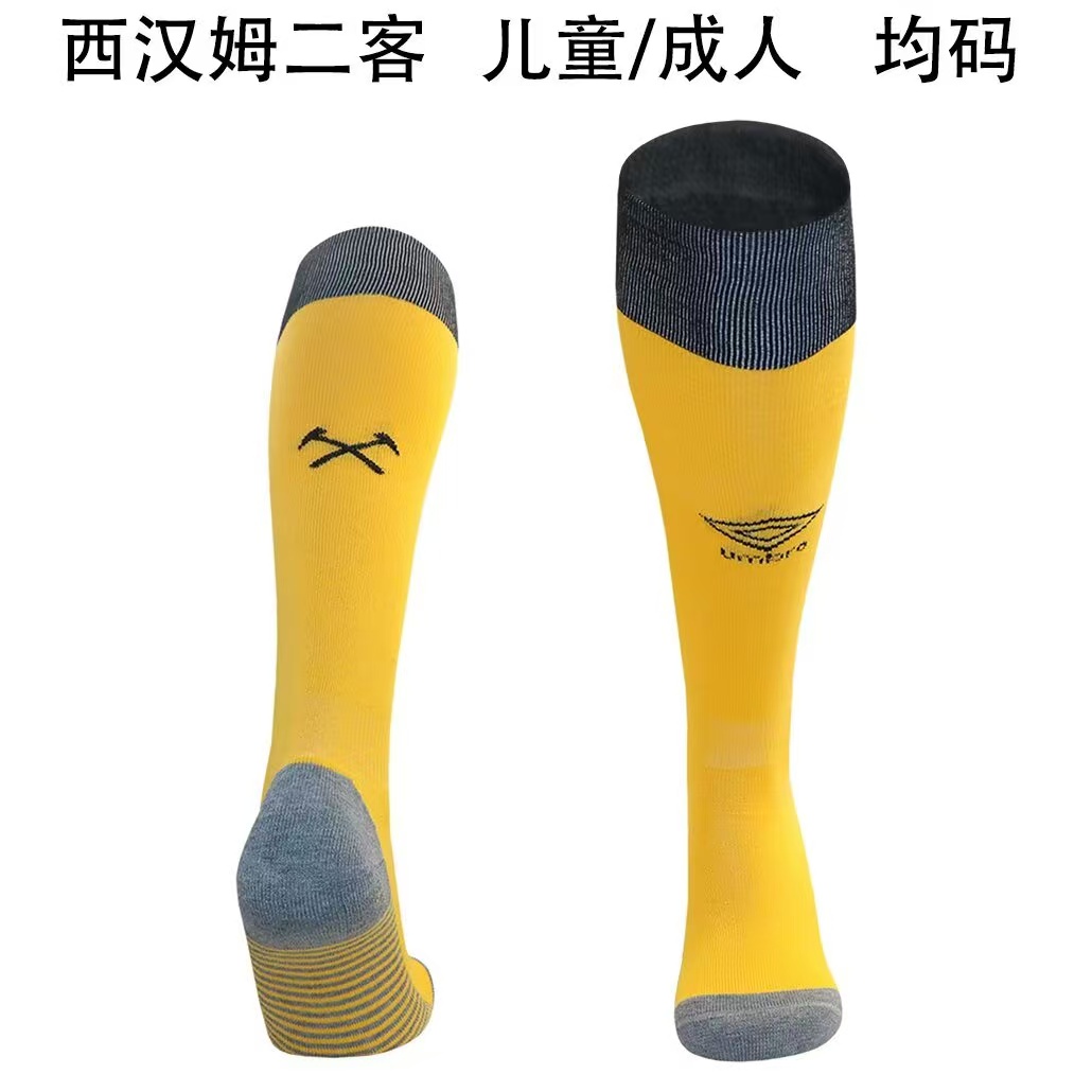 aac46d3542a1997eedeb572597537438.jpg 2025/2026 West Ham United Third away Football Socks 1:1 Thai Quality - Image 1