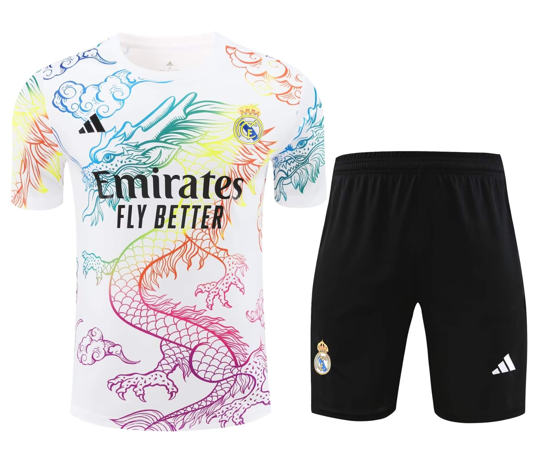 ab894e0c6e3c091c57c0de5c767e8711.jpg 2024/2025 Real Madrid Training Wear White Suit Shirt 1:1 Thai Quality - Image 1