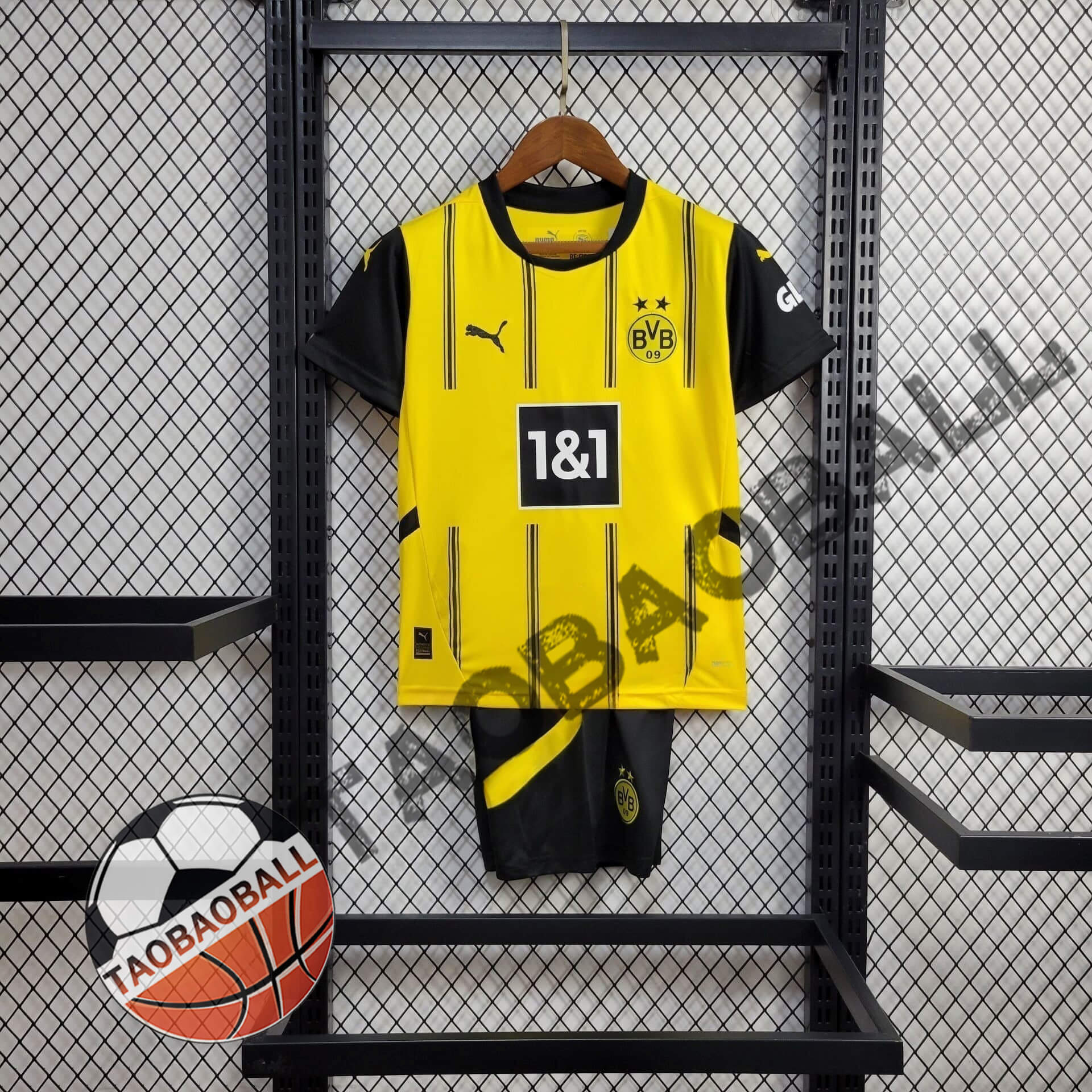 acbb93bf823fd72ed7ed36775b915bba.jpg 2024/2025 Dortmund Home Football Shirt Kids Size 1:1 Thai Quality - Image 1