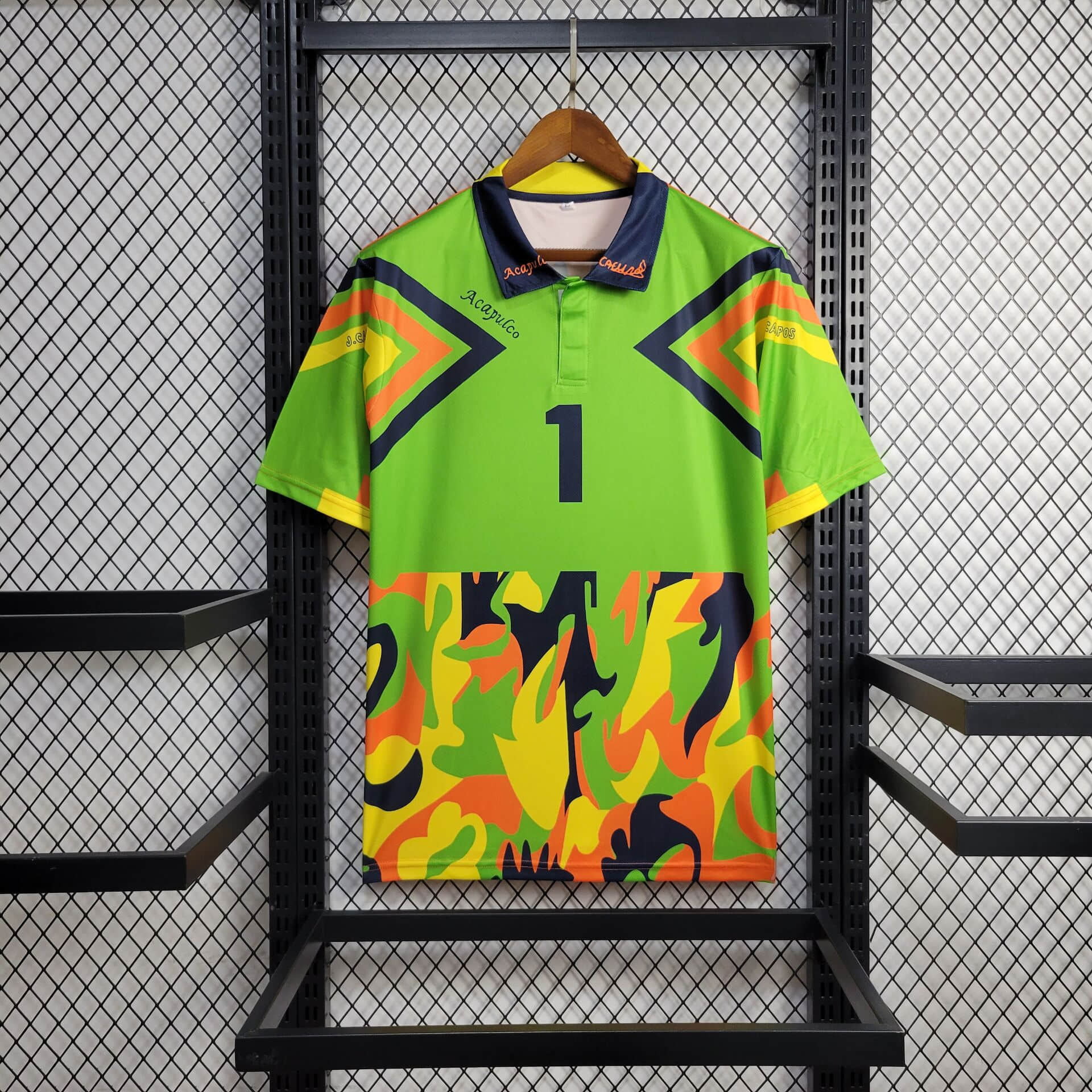 b2c85019e938c464b43f56735aa75814.jpg Retro Mexico Goalkeeper Football Shirt 1:1 Thai Quality - Image 1