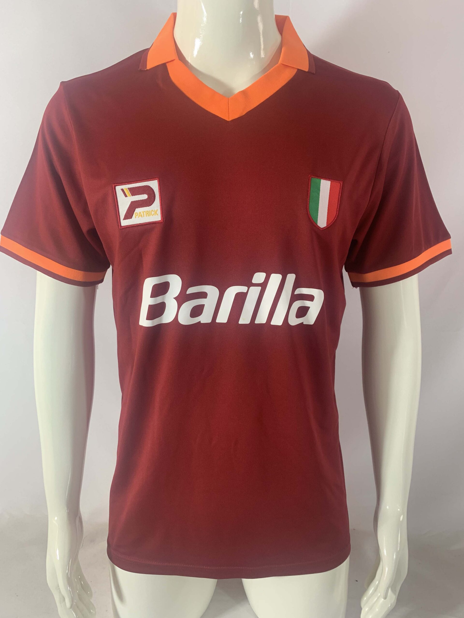 b4e74cb3318c23d706756b93accb6df4.jpg 1983/1984 Retro AS Roma Home Football Shirt 1:1 Thai Quality - Image 1