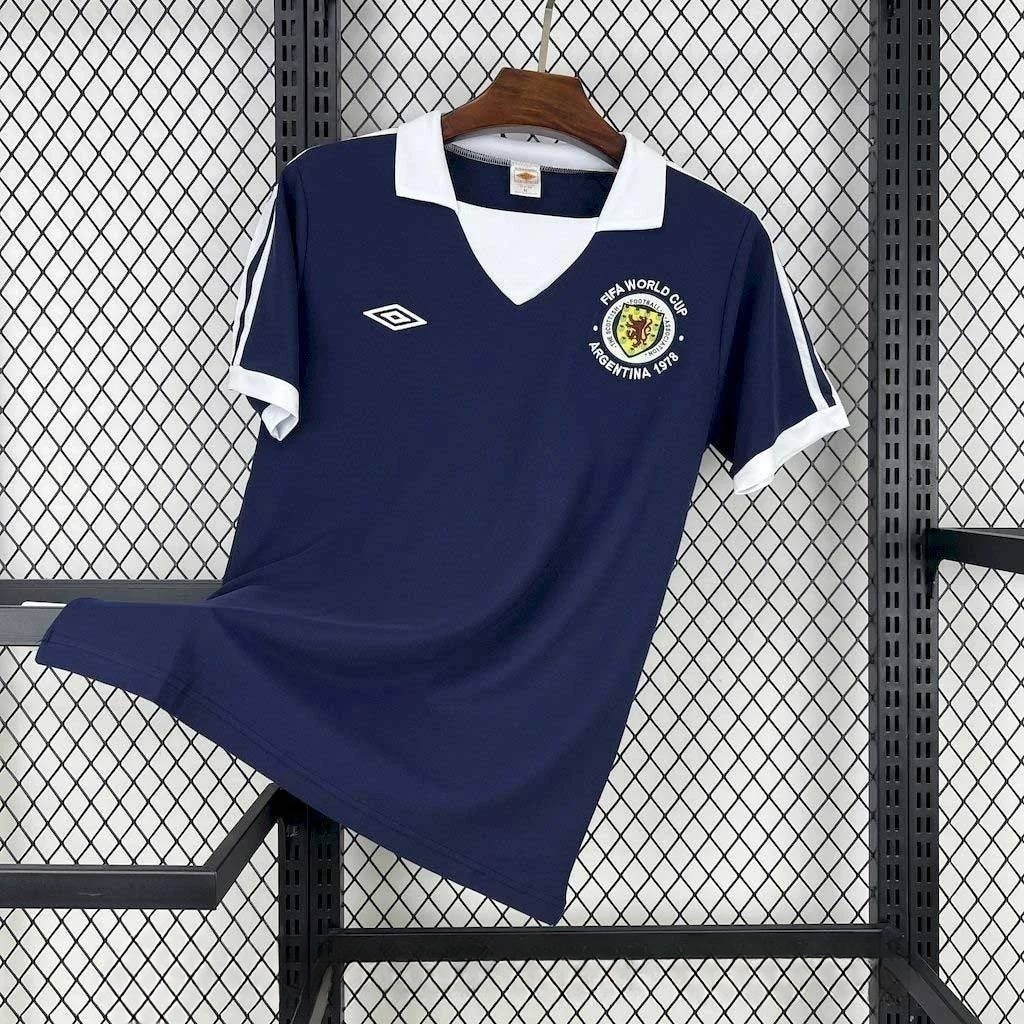 b67fc262a524cf627ac03b8758877af6.jpg 1978 Retro Scotland Home Football Shirt 1:1 Thai Quality - Image 1