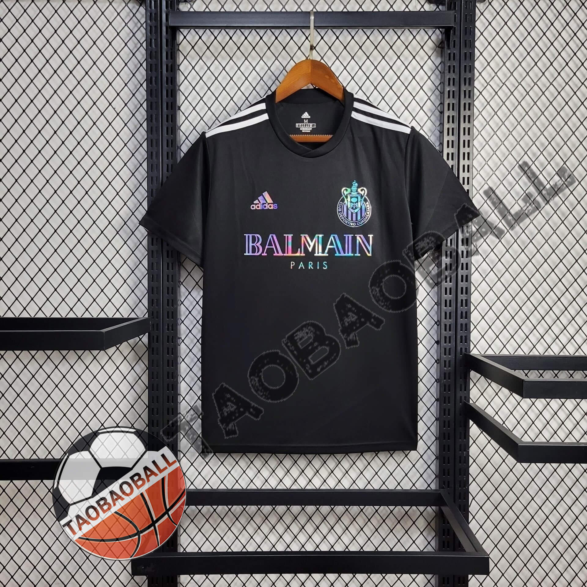 b78d3eb7a450eef5cd16e28f9a8dcf08.jpg 2024/2025 Chivas de Guadalajara Black Casual Shirt - Image 1