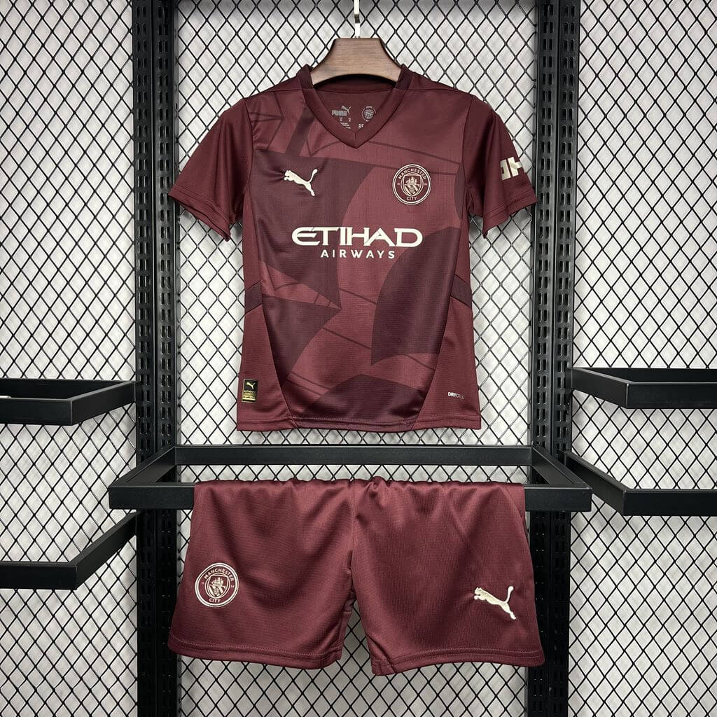 b89cb17c7e151a35d37fbdf91eb61ad5.jpg 2024/2025 Manchester City Third Away Football Shirt Kids Size 1:1 Thai Quality - Image 1