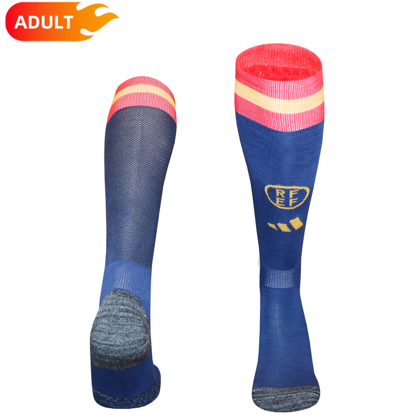bcb7ba2eb75410e5844058d60994faed.jpg 2025/2026 Spain Home Football Socks 1:1 Thai Quality - Image 1