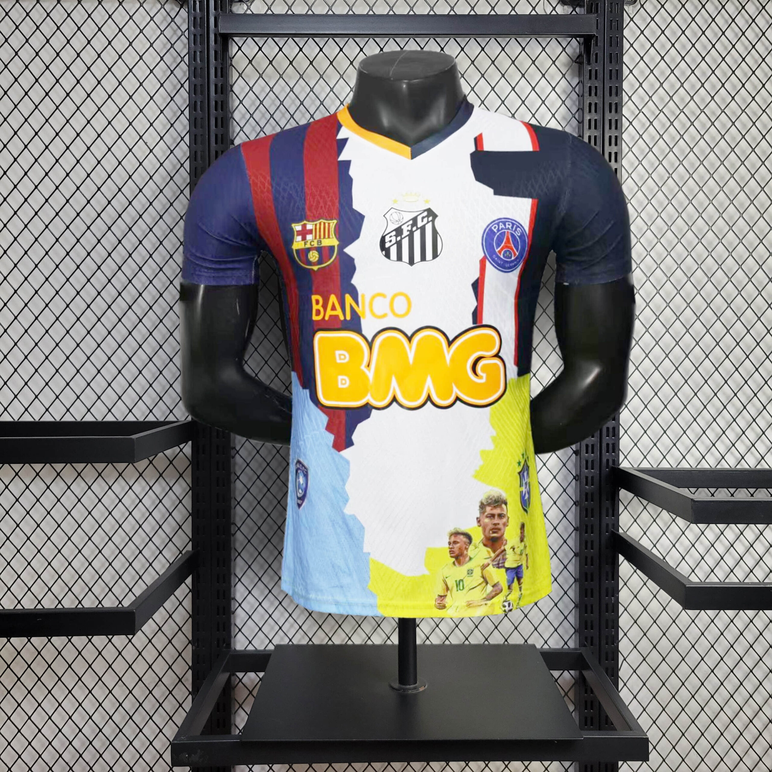 c09c0ea9a7936724bbae3502e294b00d.jpg 2025/2026 Player Version 11# NEYMAR JR Barcelona/Paris Saint-Germain/Santos/Brazil Football Shirt 1:1 Thai Quality - Image 1