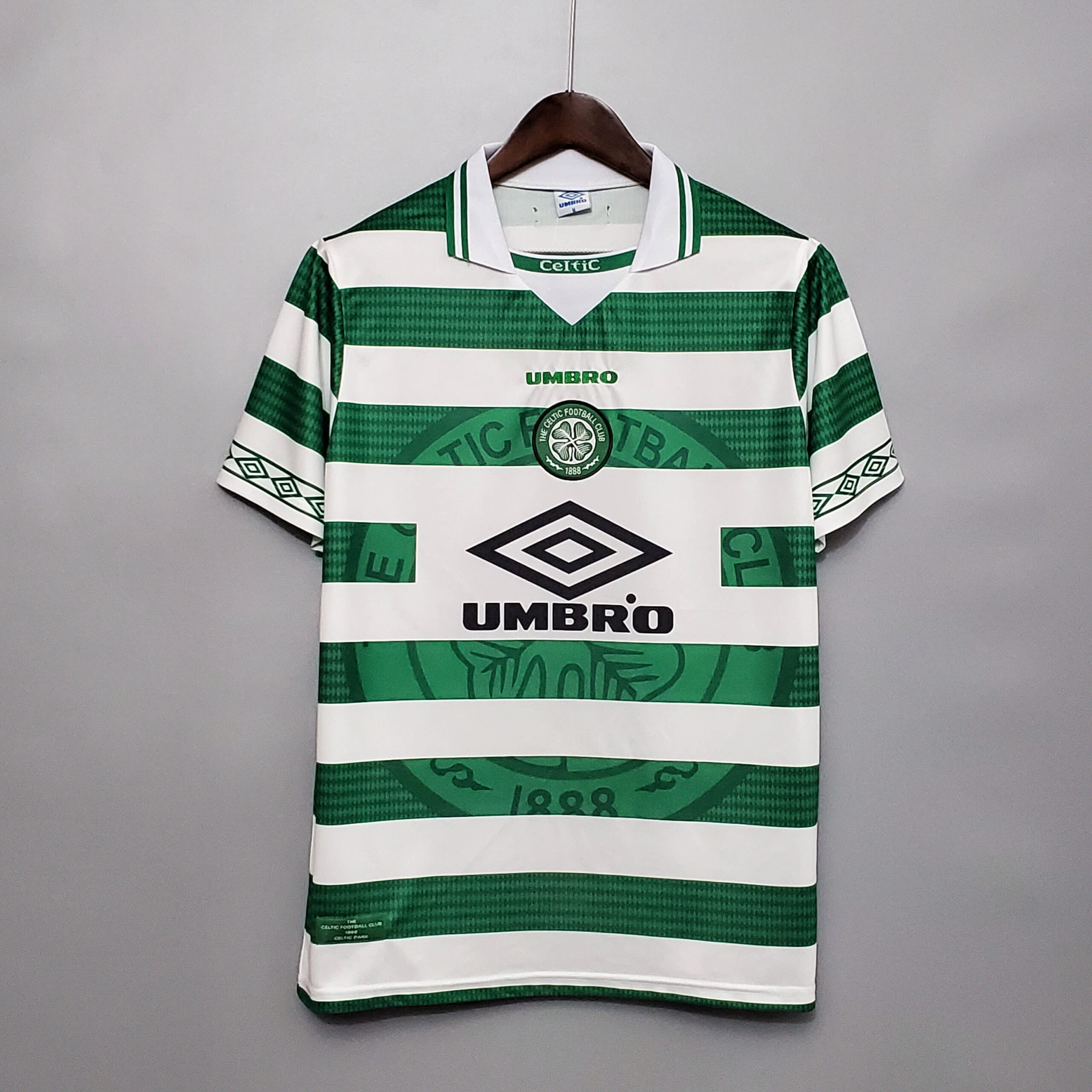 c1d8f86ee6233695eea500622a9f954b.jpeg 1998/1999 Retro Celtic Home Football Shirt 1:1 Thai Quality - Image 1