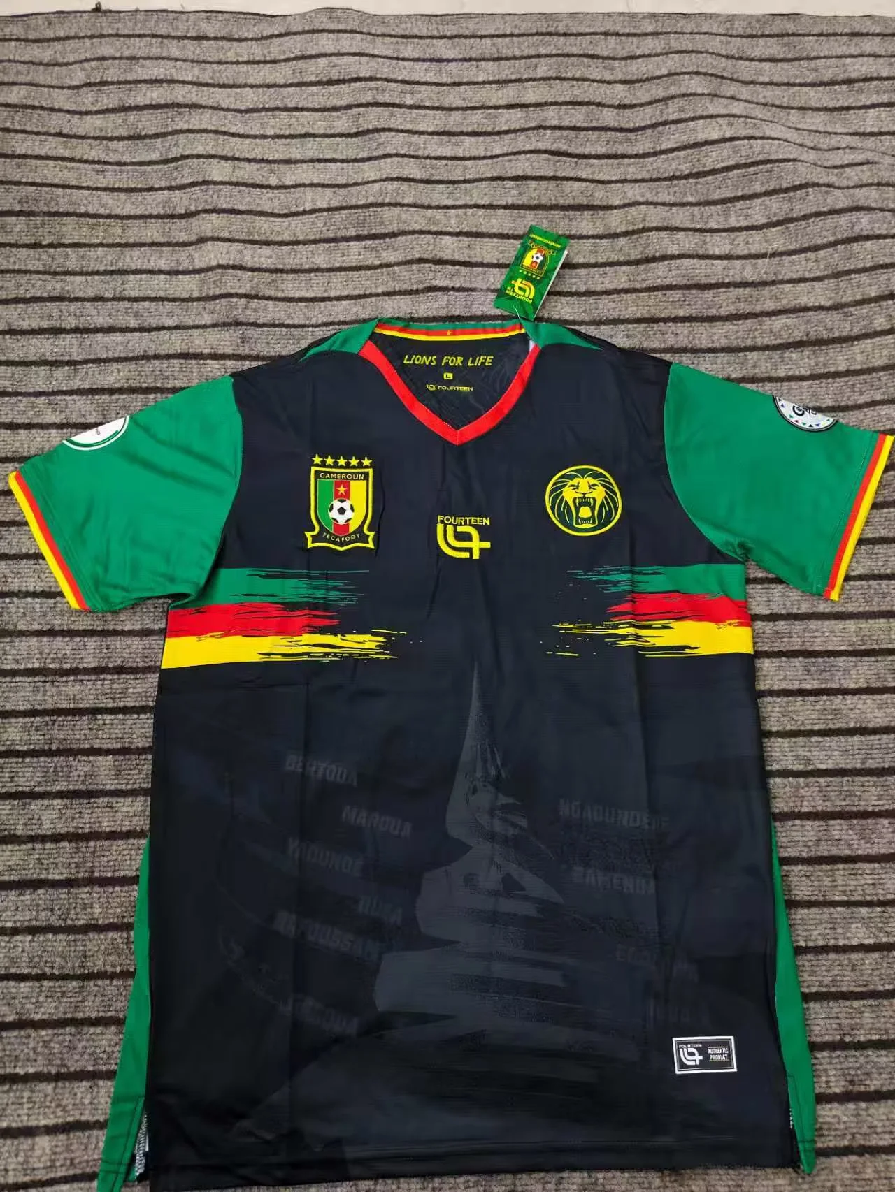 c5f69570dece5242e8a522128656688d.webp 2025 Cameroon Football Shirt 1:1 Thai Quality - Image 1