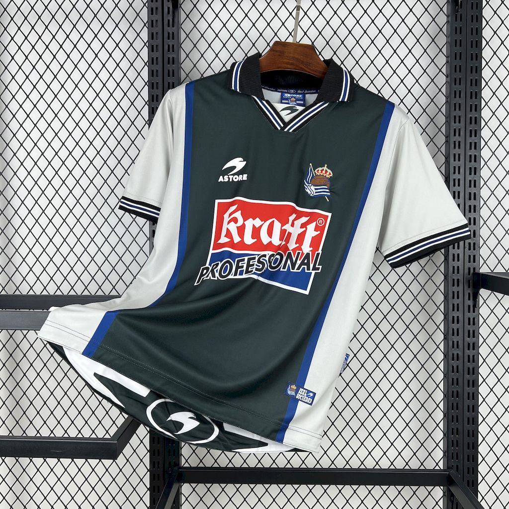 caddf8d6252e5e06402fde7ad78feb52.jpg 2000/2002 Retro Real Sociedad Away Football Shirt 1:1 Thai Quality - Image 1