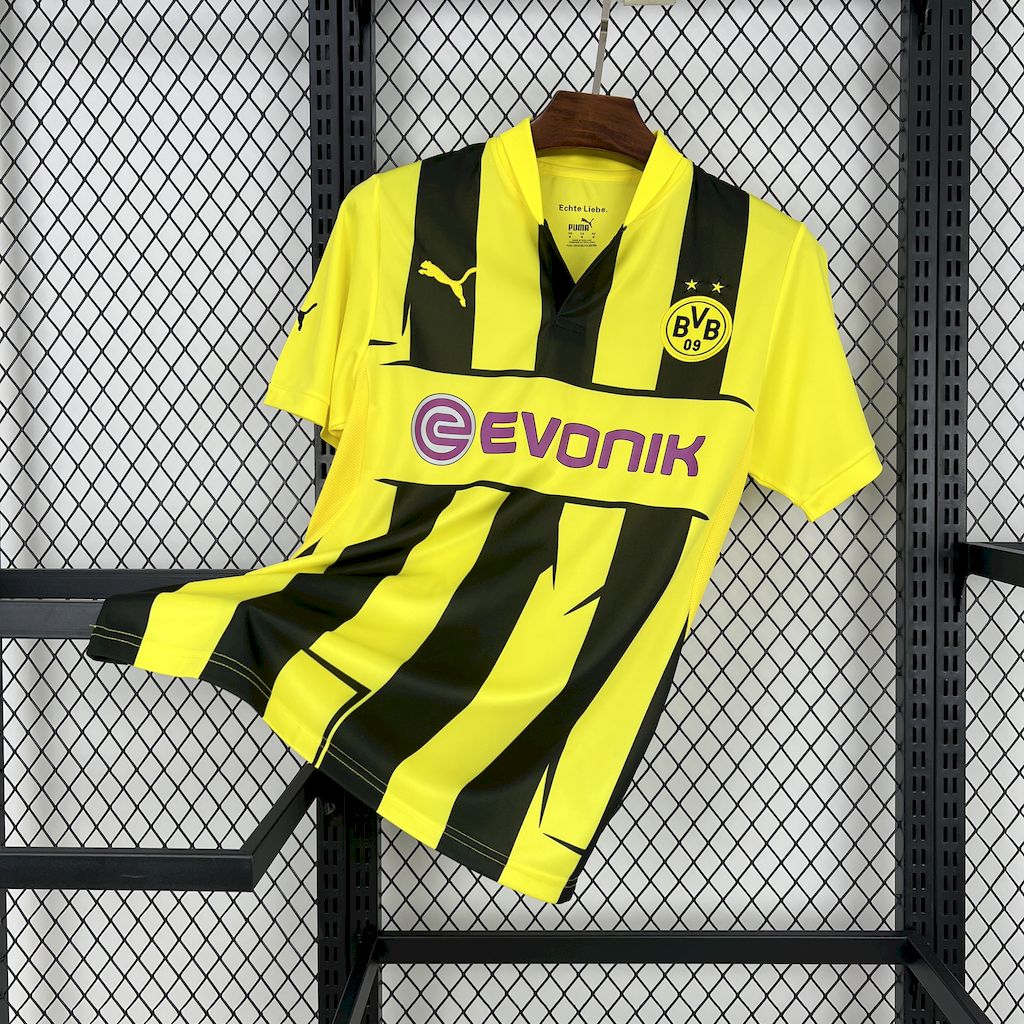 cb162577a8ff30fc25b92bafeb4ef436.jpg 2012/2013 Retro Dortmund Home Football Shirt 1:1 Thai Quality - Image 1