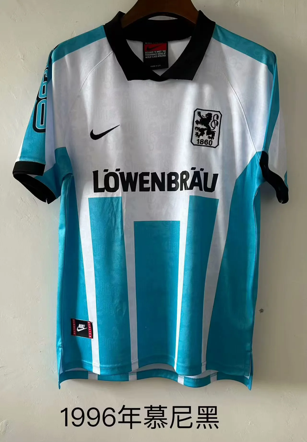cce96dddd9696c7a1cc6064c423ea5ec.webp 1996 Retro TSV 1860 Munchen Home Football Shirt 1:1 Thai Quality - Image 1