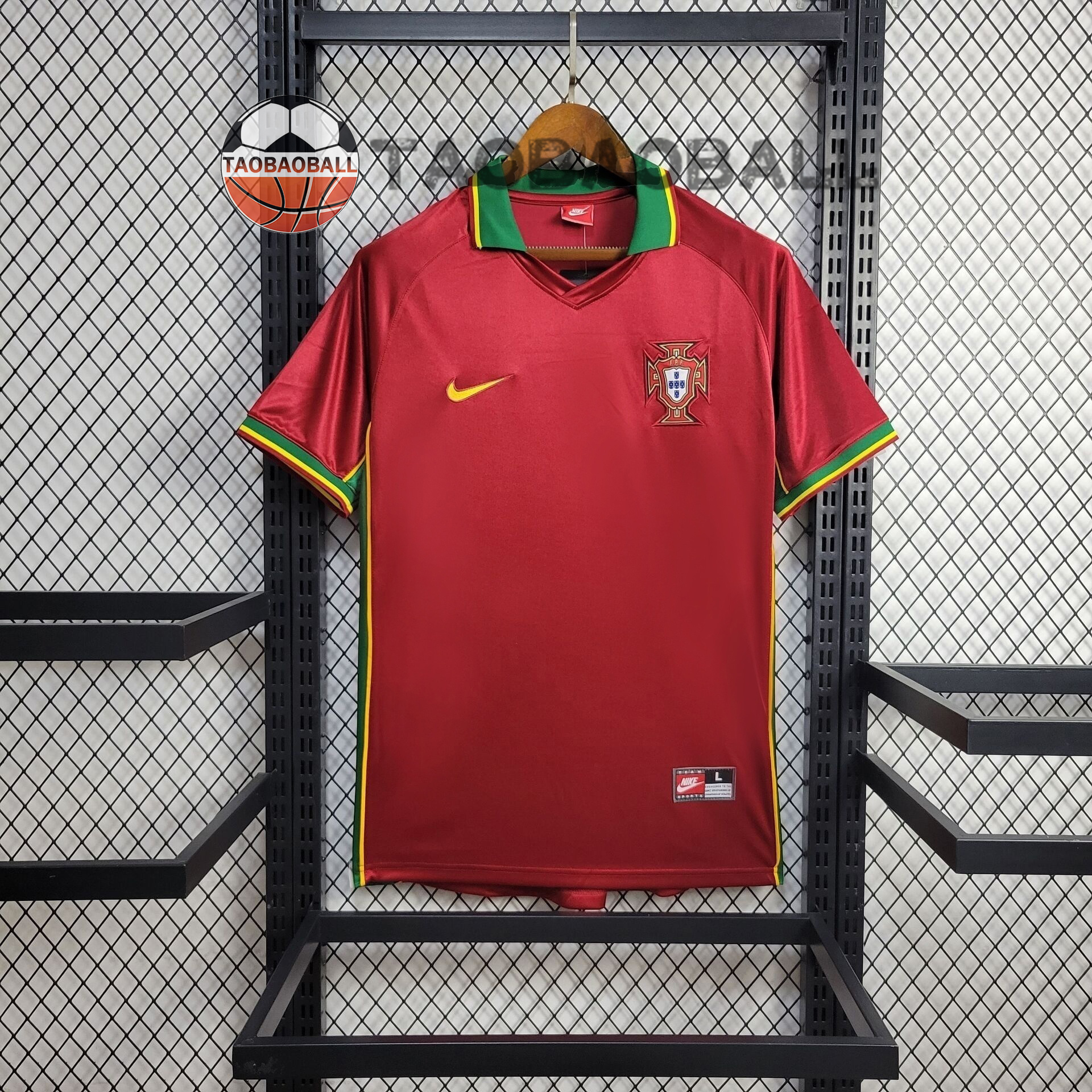 ce03b2adb665a52b4e3d112d7984979f.jpeg 1997 Portugal Home Football Shirt 1:1 Thai Quality - Image 1