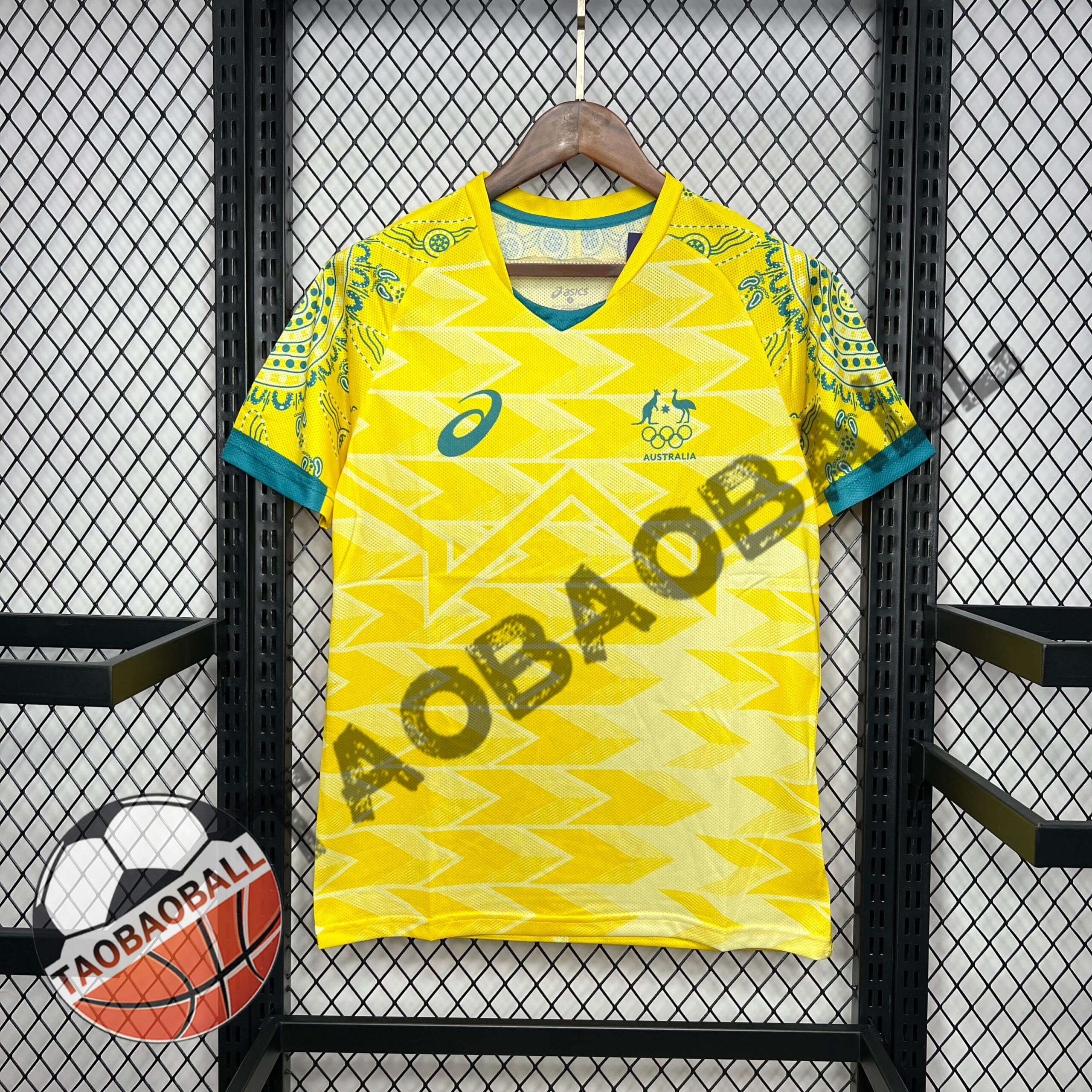 d41c0487b9aeb0369a053daea268295b.jpg 2024 Australia Home Football Shirt 1:1 Thai Quality - Image 1