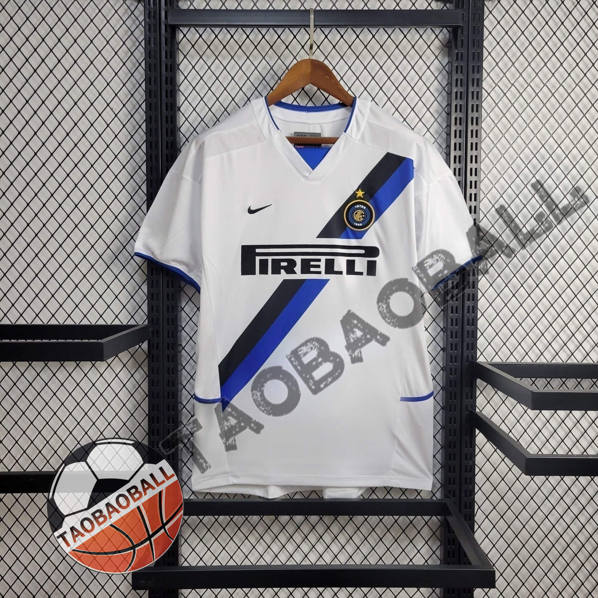 d9334c3a9663cf10796ccc3b039e0d99.jpg 2002/2003 Retro Inter Milan Away Football Shirt 1:1 Thai Quality - Image 1