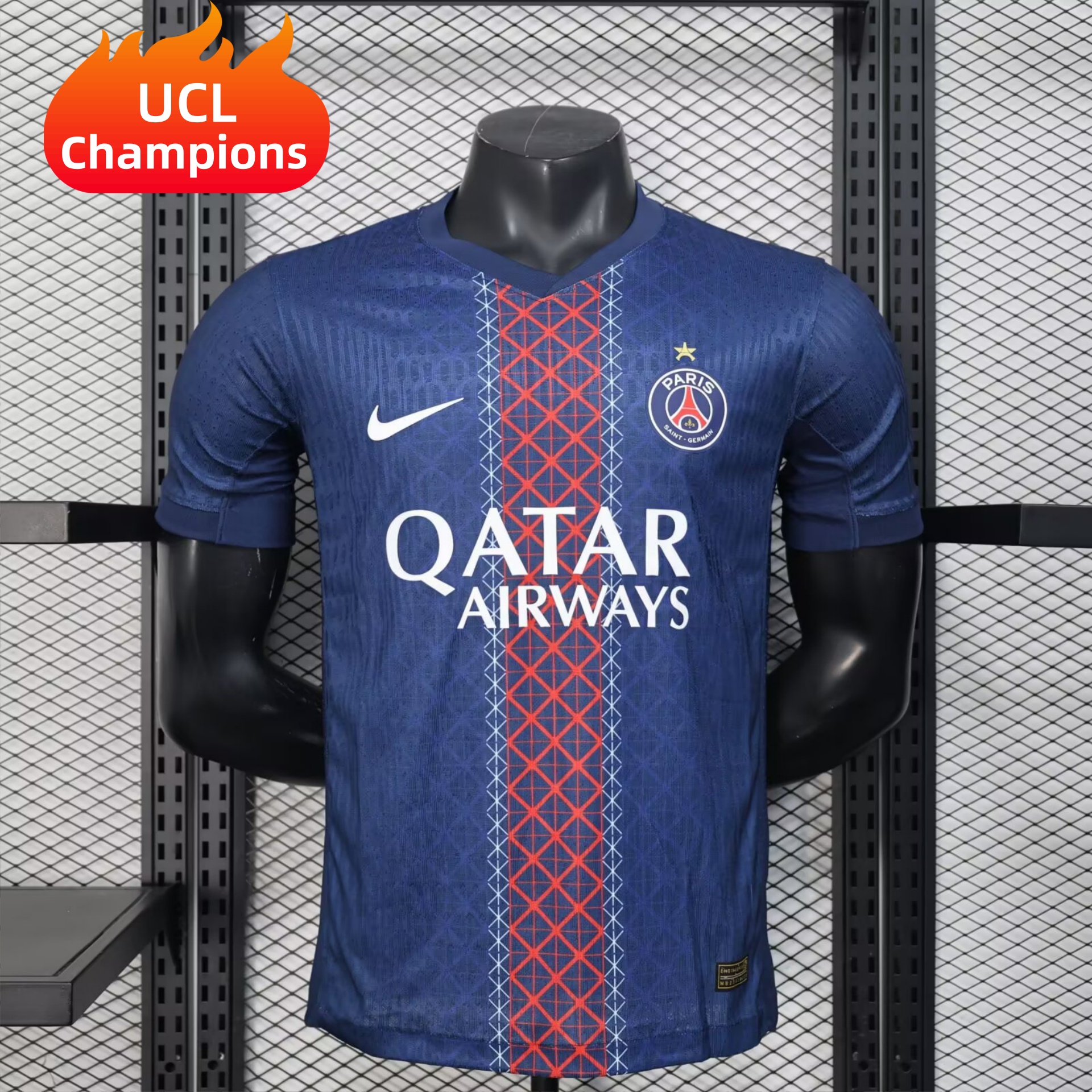 da56c1f398ca24584d4e19f4c96a4267.jpg 2025/2026 Player Version Paris Saint-Germain Home Champions League Edition Football Shirt 1:1 Thai Quality - Image 1