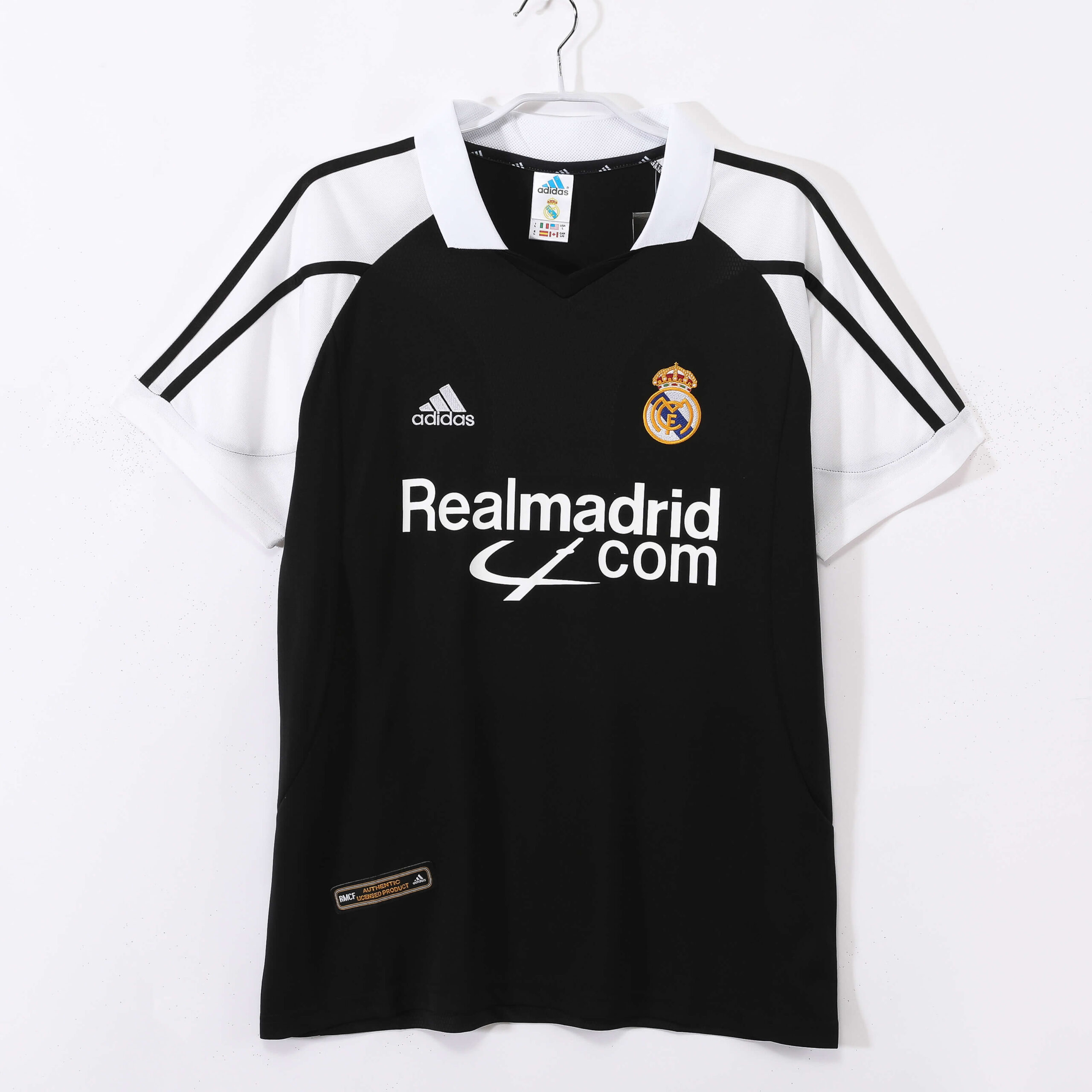 e2c9fe4268506cc5179753729562335a.jpg 2001/2002 Retro Real Madrid Away Football Shirt 1:1 Thai Quality - Image 1