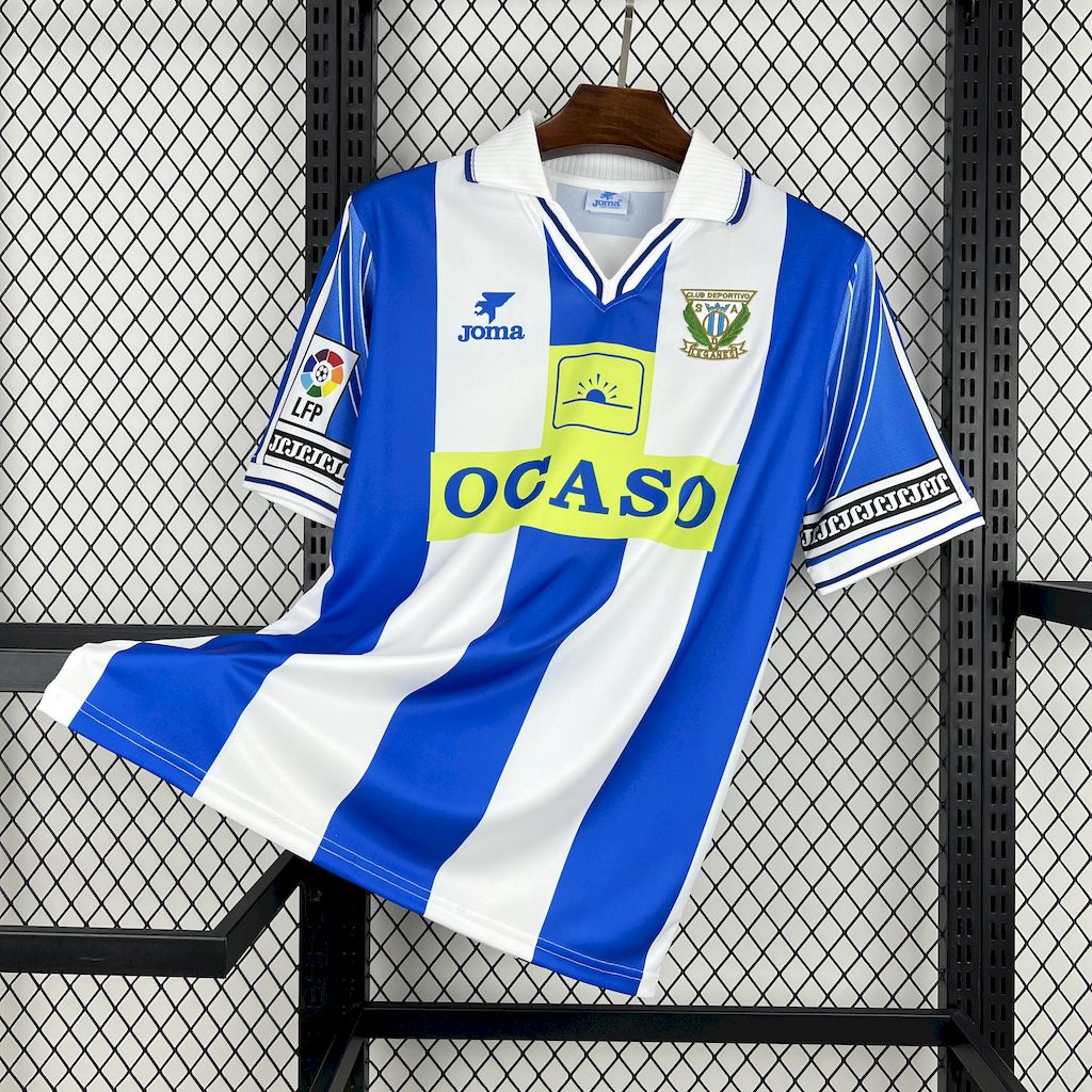 e4225fefd2ebd3da300a951c7da973be.jpg 1998/2000 Retro Leganes Home Football Shirt 1:1 Thai Quality - Image 1