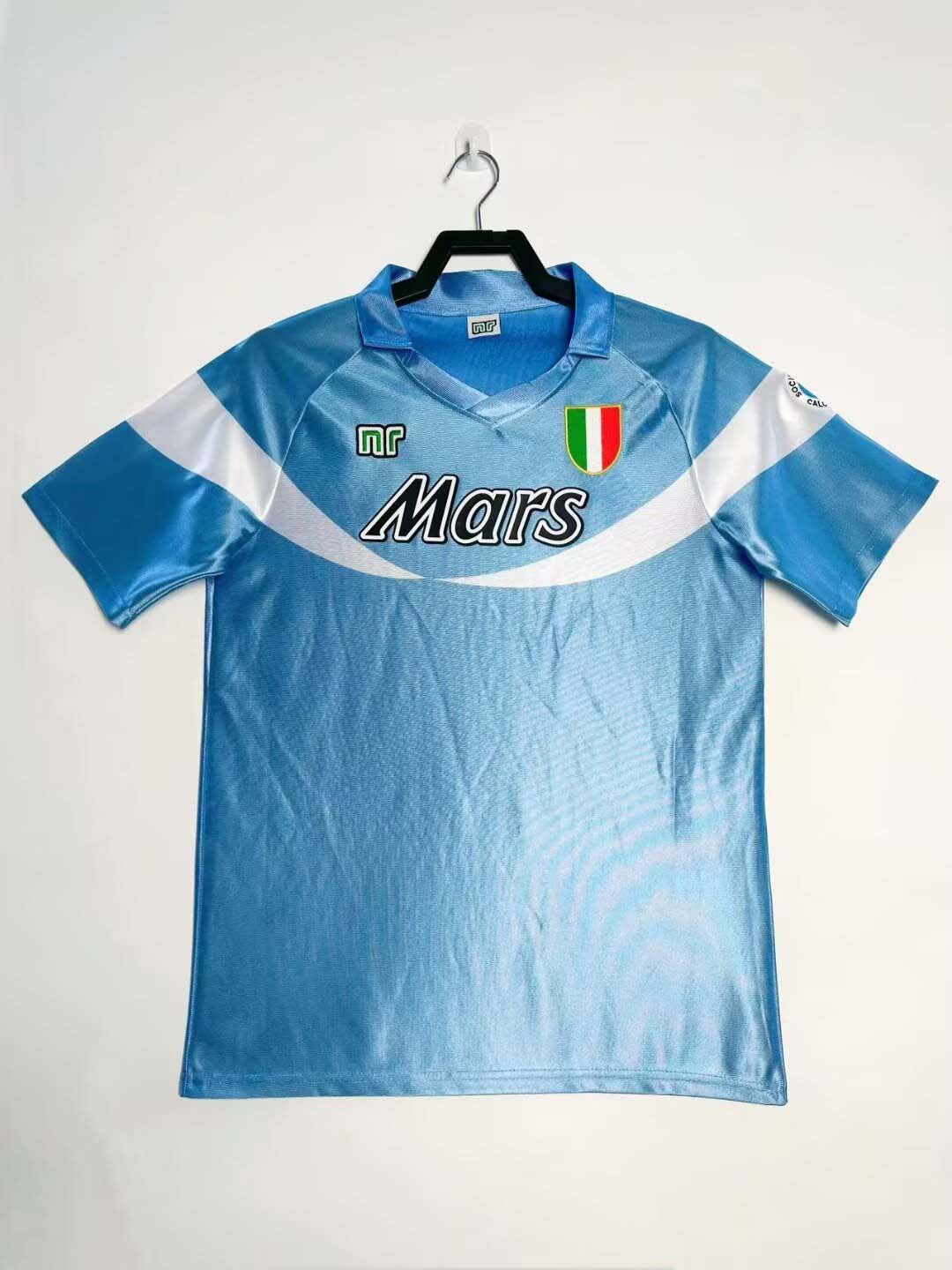f19be2c67036d1f6cb9c78645f65368e.jpg 1990/1991 Retro Napoli Home Football Shirt 1:1 Thai Quality - Image 1