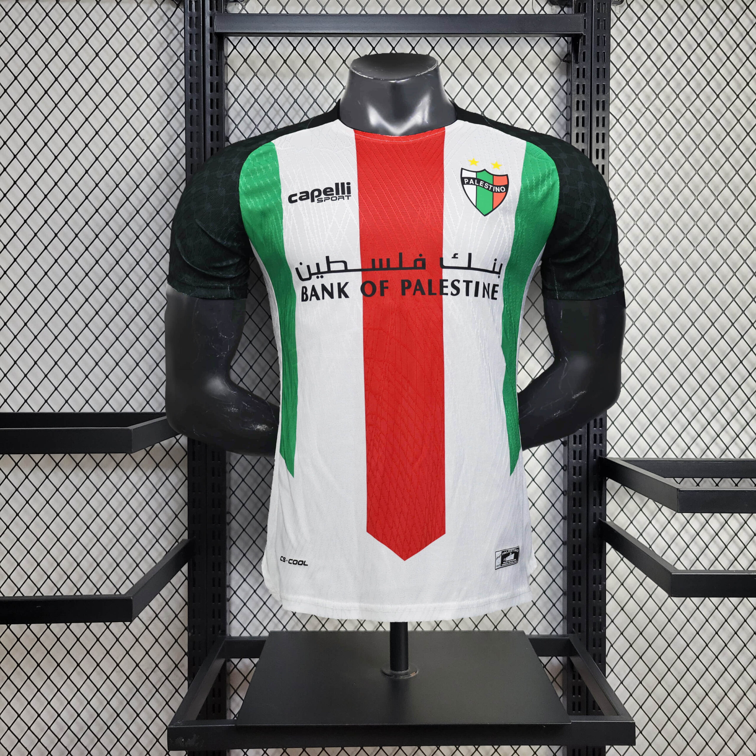 f4ea2c889deacb6344297efebbe15908.jpg 2025/2026 Player Version Club Deportivo Palestino Home Football Shirt 1:1 Thai Quality - Image 1