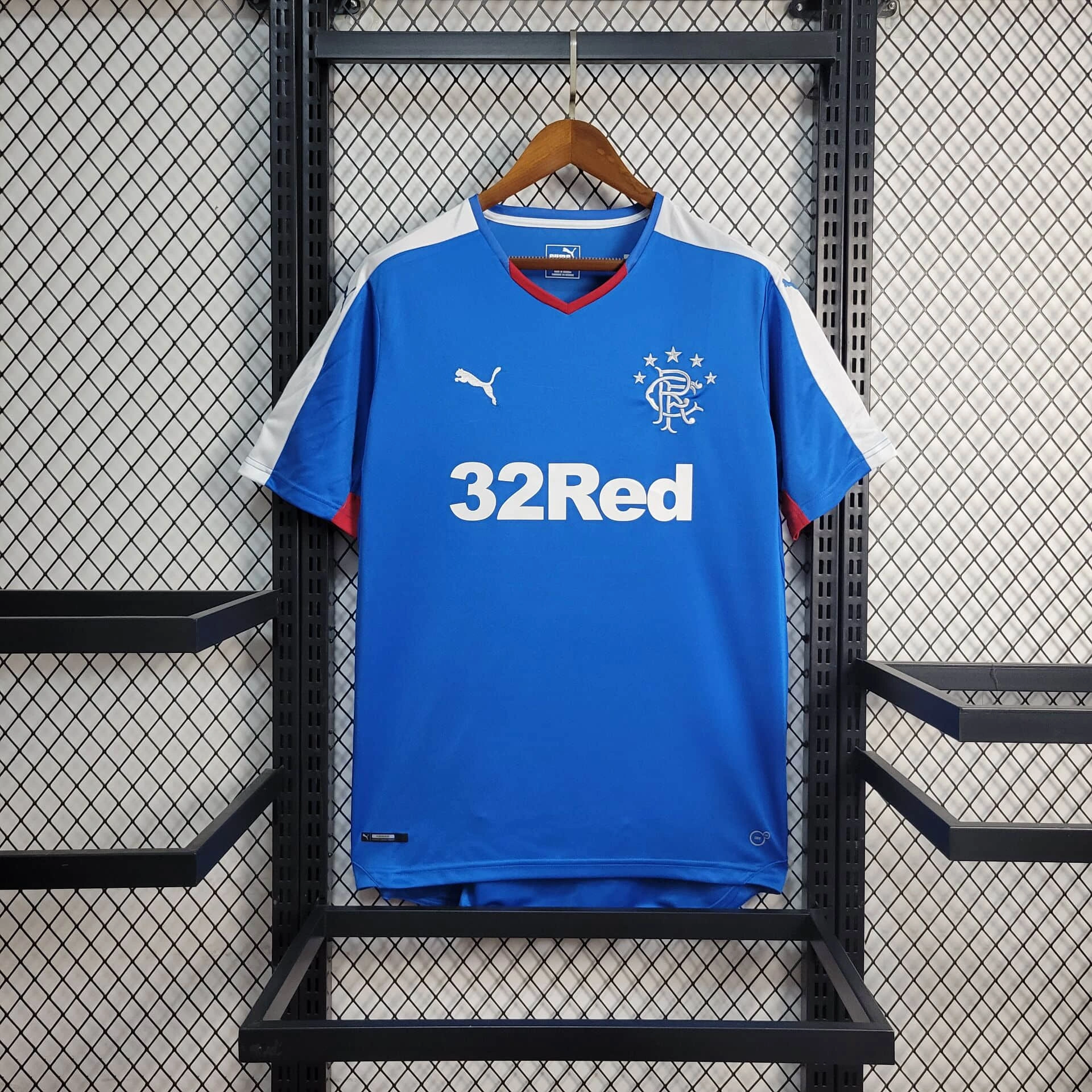 f69c09893cf42698174100018e18243a.webp 1997/1998 Retro Rangers Home Football Shirt 1:1 Thai Quality - Image 1